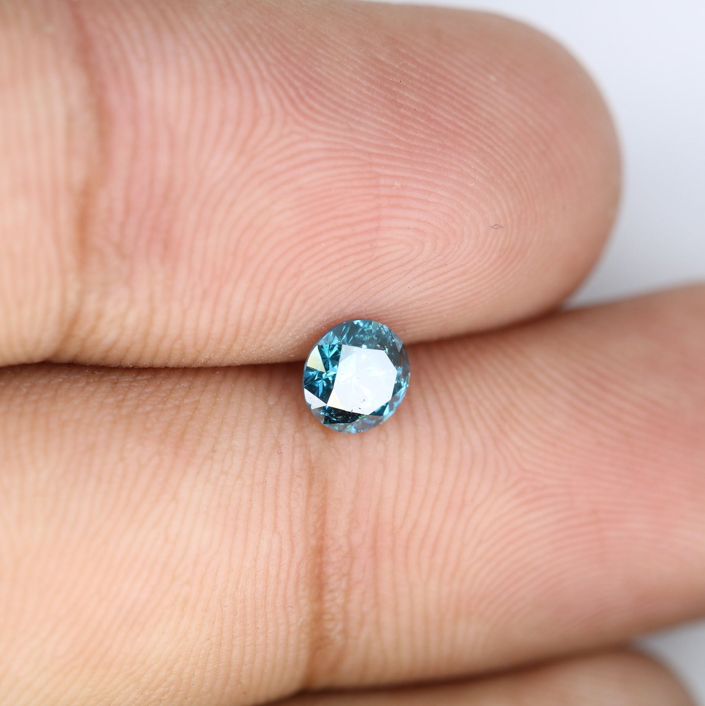 0.56 CT Stunning Round Brilliant Cut Fancy Blue Diamond | Ideal for Engagement Rings and Gold Jewelry | Premium Quality Loose Gemstone