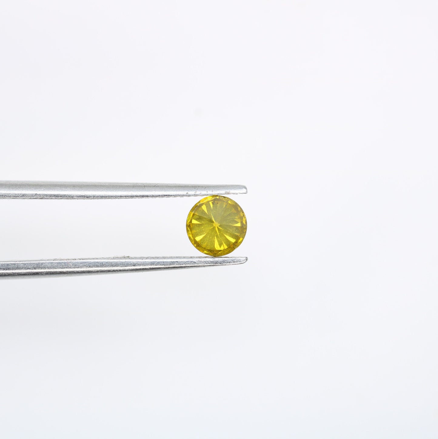 0.41 CT Stunning Round Brilliant Cut Polished Yellow Diamond | Perfect for Elegant Wedding Accessories and Gold Rings | Premium Gemstone