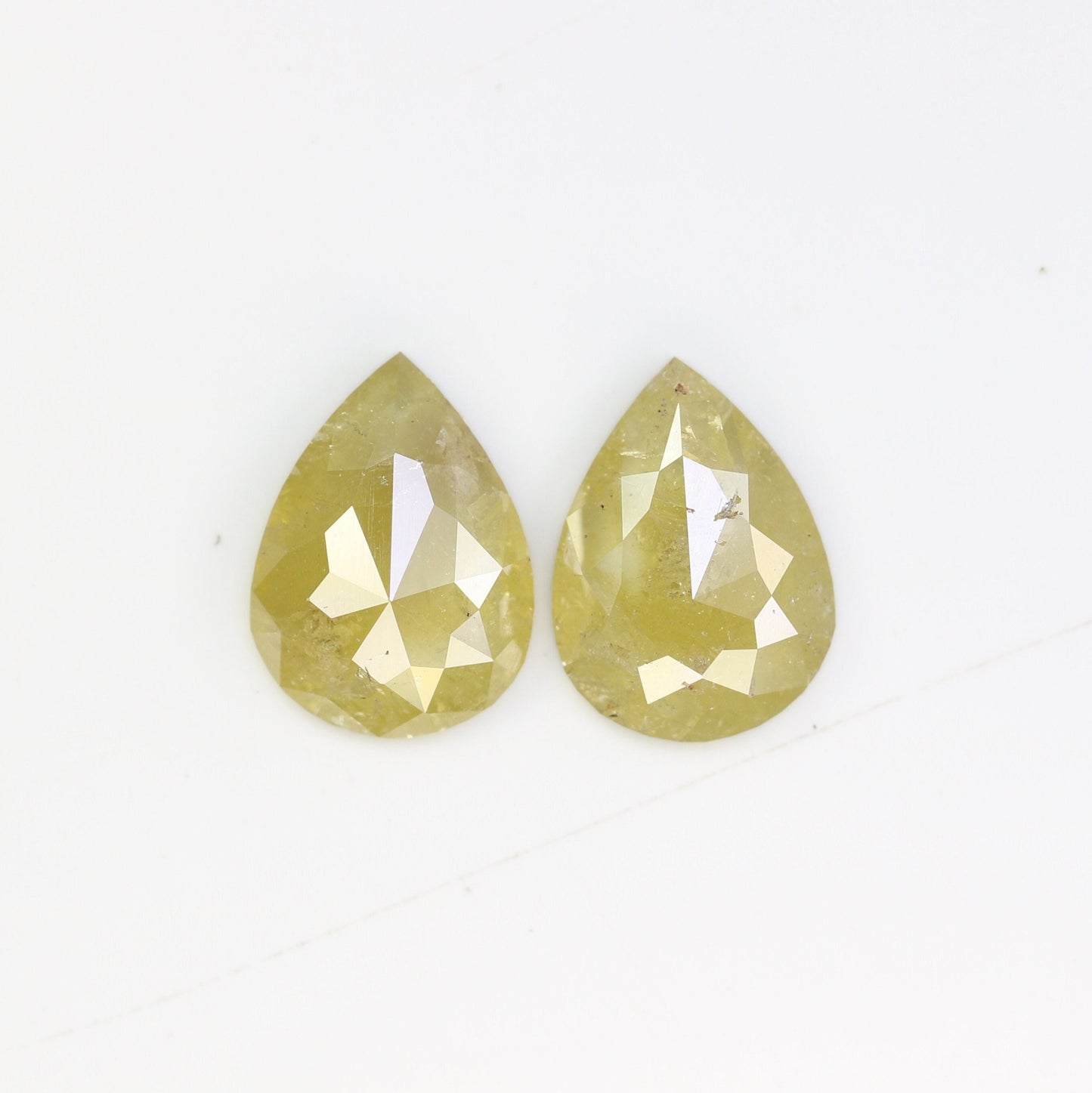 Pear Loose Pair Salt and Pepper Diamond, Natural Loose Diamond, Fancy Diamond for Wedding Ring & Earring, jewelry gift for women Diamonds