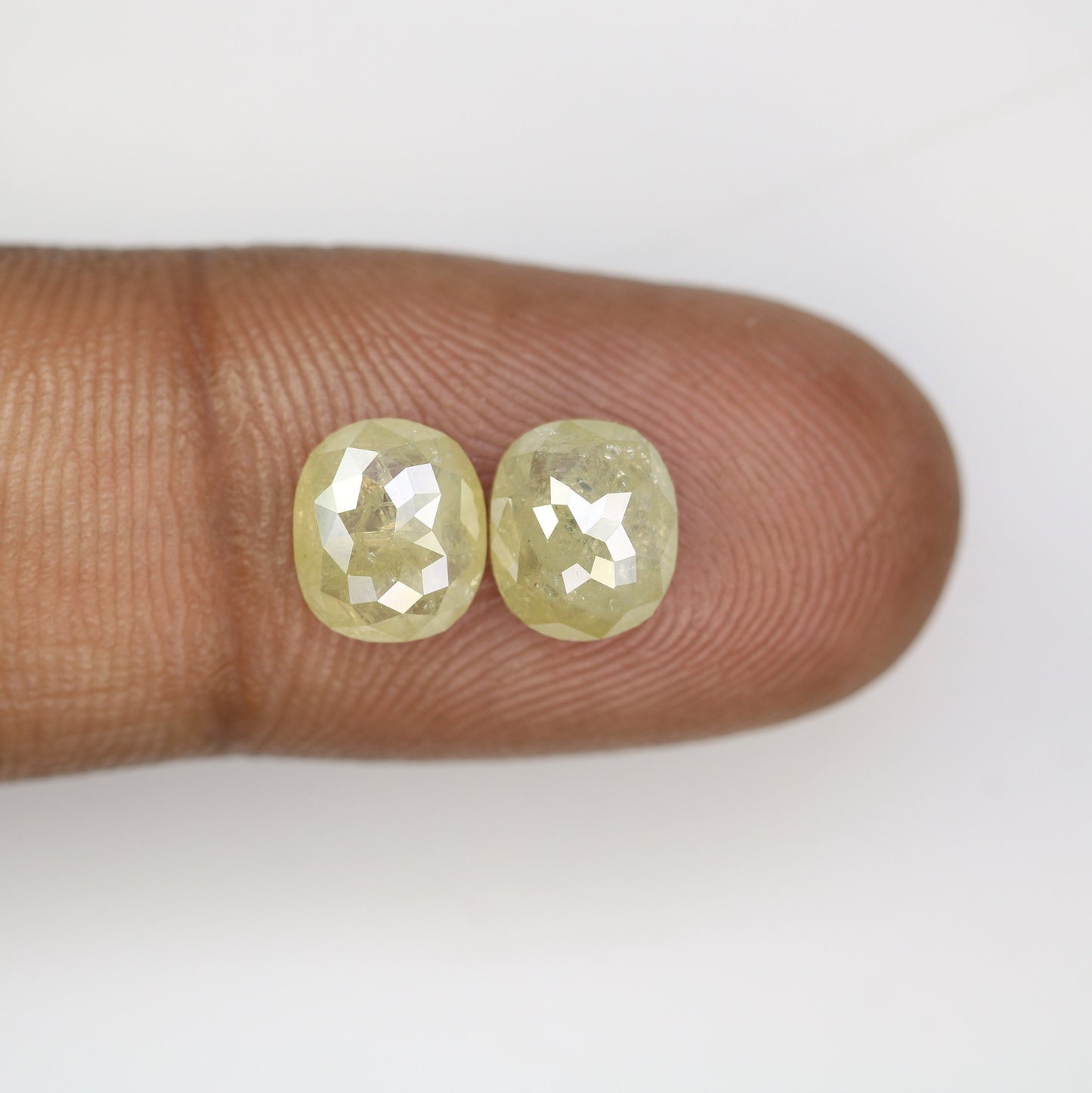 Oval Loose Pair Salt and Pepper Diamond, Natural Loose Diamond, Fancy Diamond for Wedding Ring & Earring, jewelry gift for women Diamonds