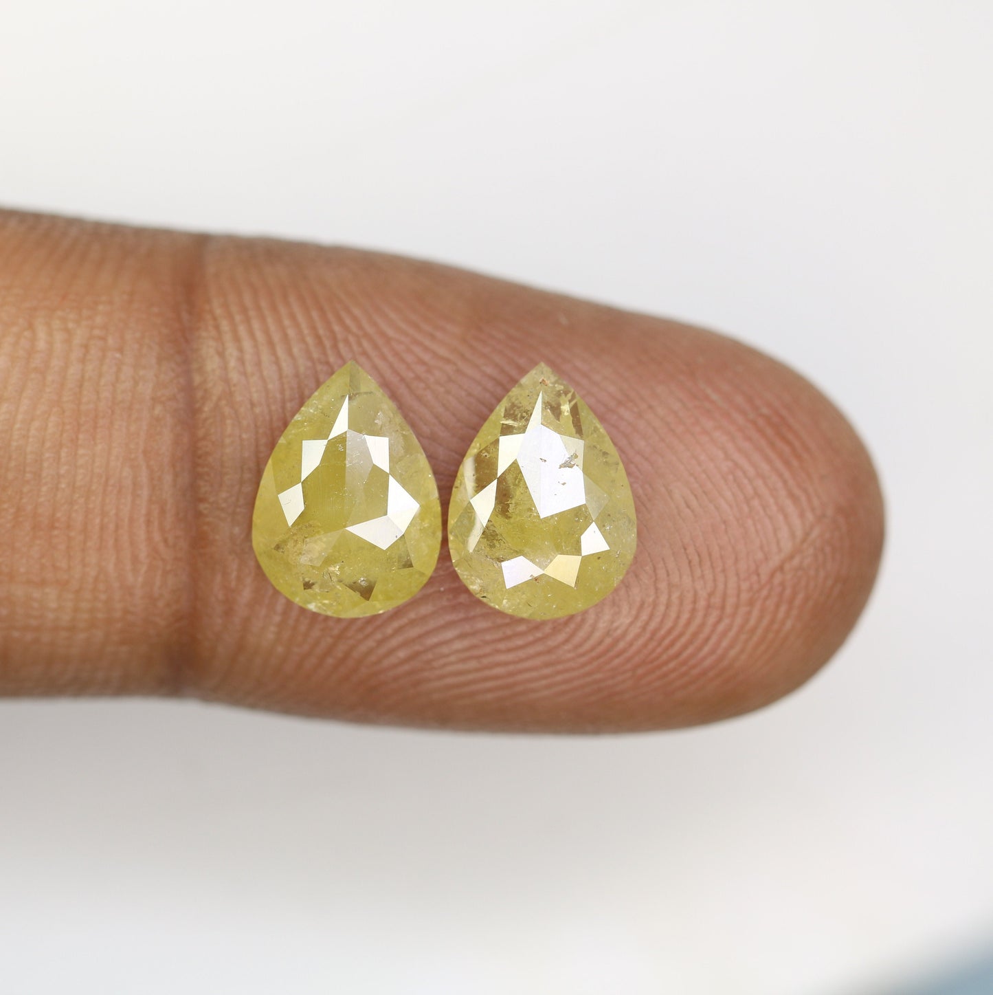 Pear Loose Pair Salt and Pepper Diamond, Natural Loose Diamond, Fancy Diamond for Wedding Ring & Earring, jewelry gift for women Diamonds