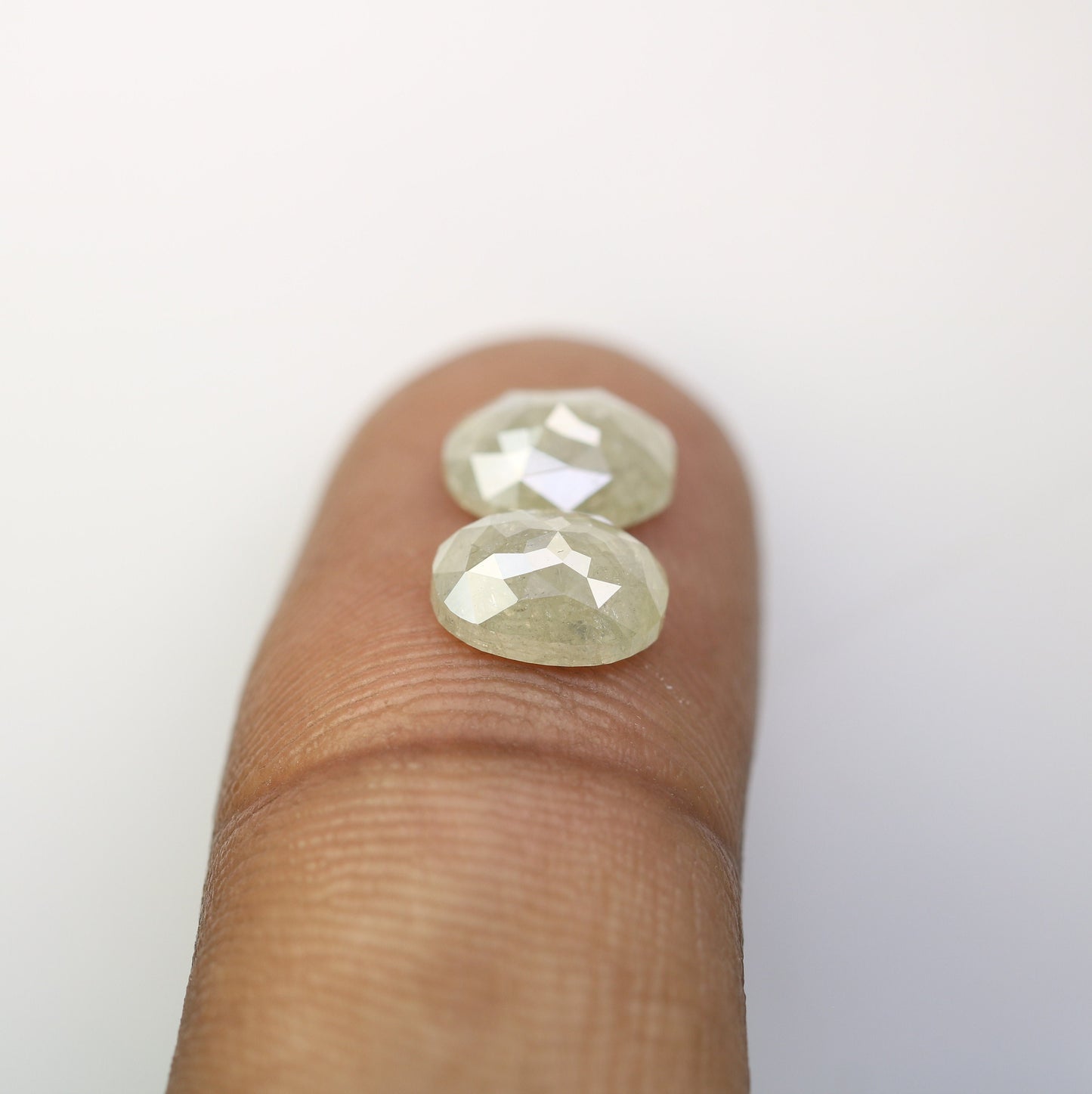 Oval Loose Pair Salt and Pepper Diamond, Natural Loose Diamond, Fancy Diamond for Wedding Ring & Earring, jewelry gift for women Diamonds