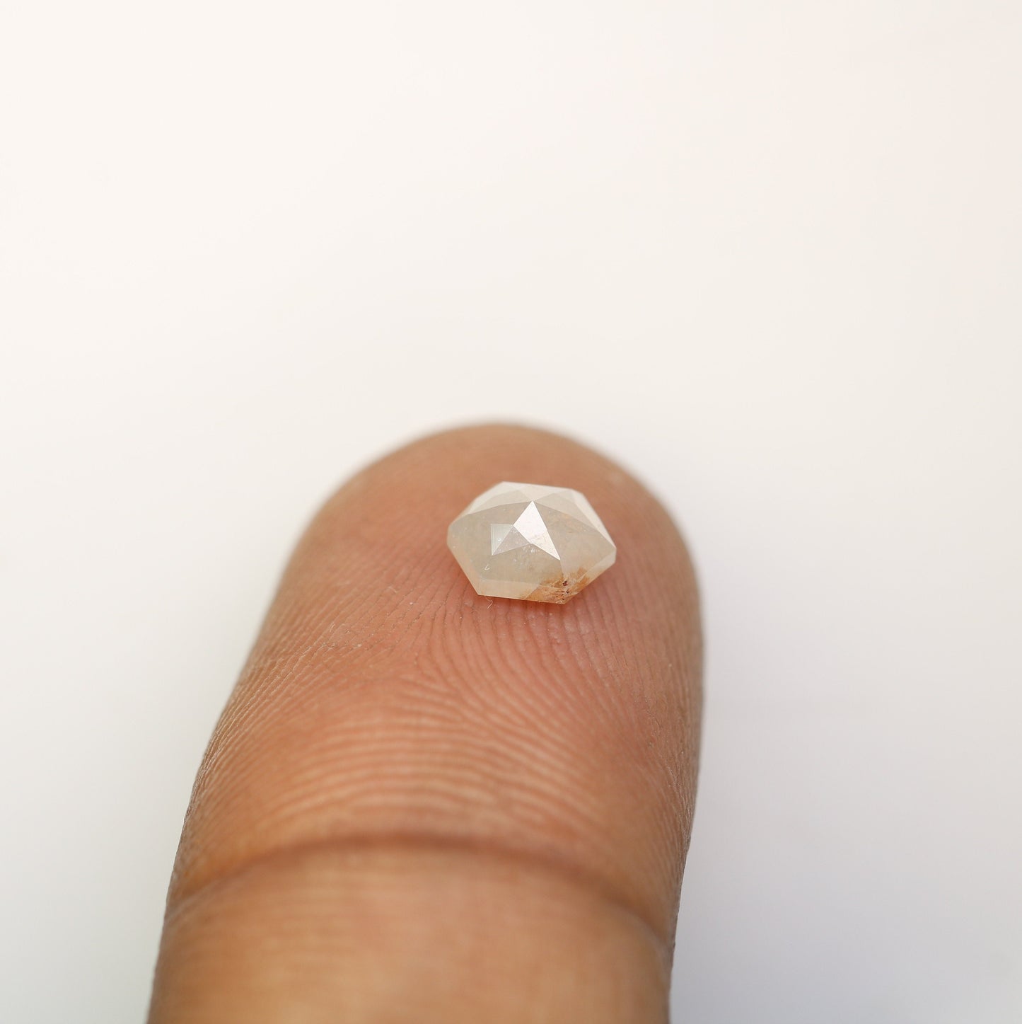 0.79 Salt and Pepper Hexagon Cut - Natural Loose Hexagon Shape -Unique Diamond for Ring - Special Gift for Her - Wholesaler of Diamond