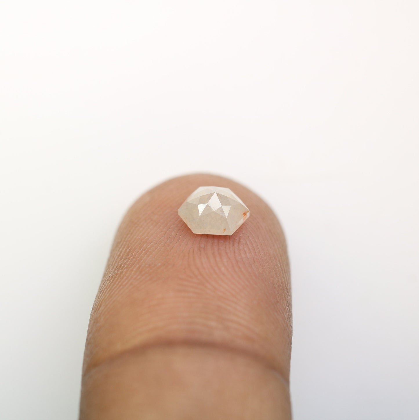 0.82 CT Natural Loose Hexagon - Salt and Pepper Hexagon For Rings - Rings Gifts For Wedding - Fancy Gift for Her - Handmade Diamond