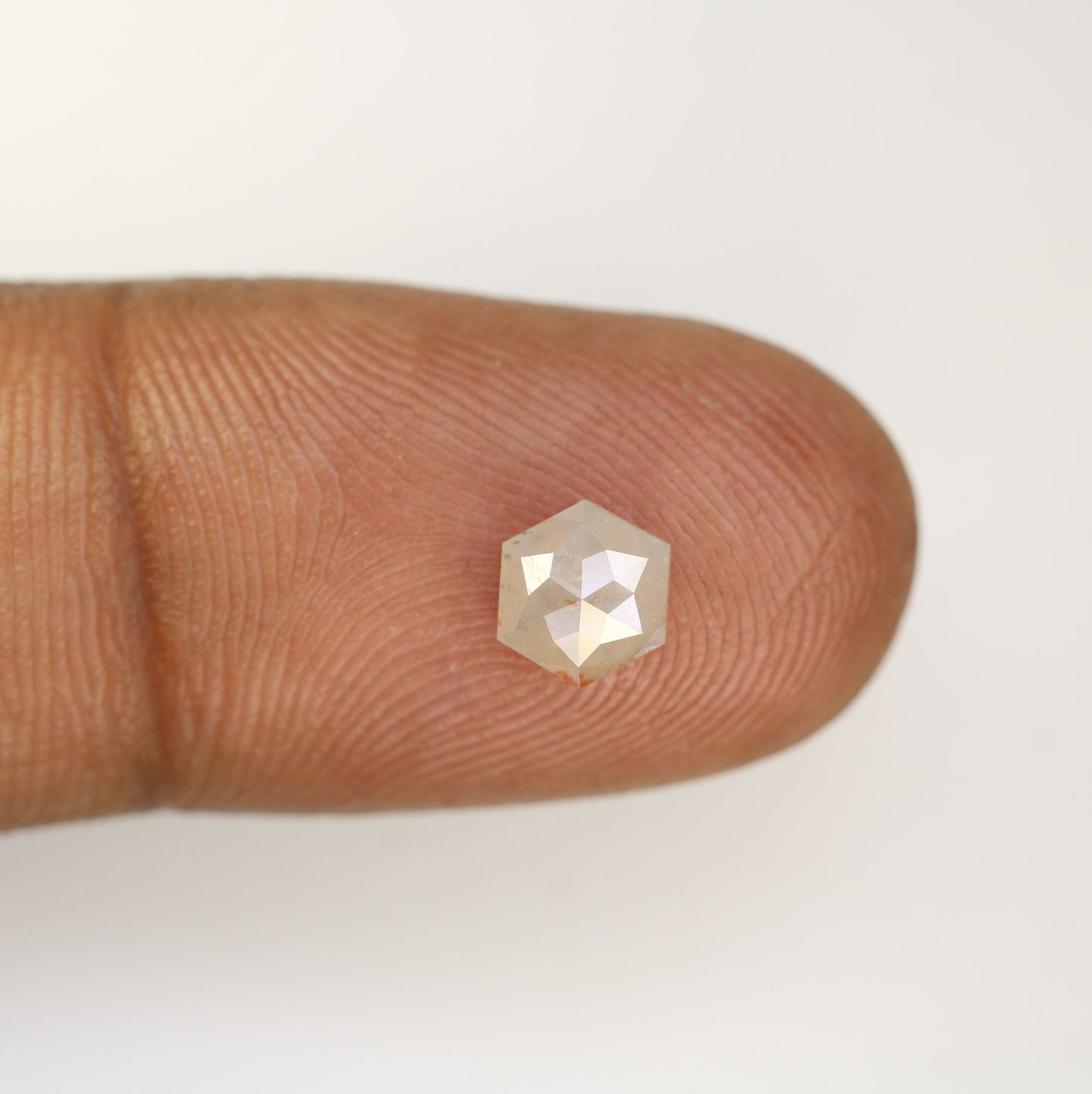 0.82 CT Natural Loose Hexagon - Salt and Pepper Hexagon For Rings - Rings Gifts For Wedding - Fancy Gift for Her - Handmade Diamond