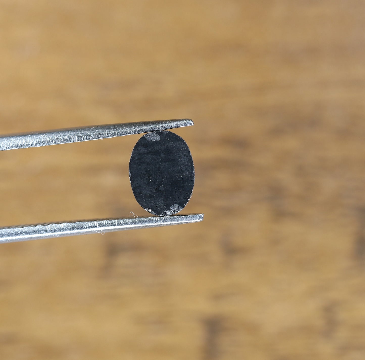 1.16 CT Fancy Black Oval Cut 5 MM Loose Diamond for Wedding Halo Ring, Gold Ring Gemstone