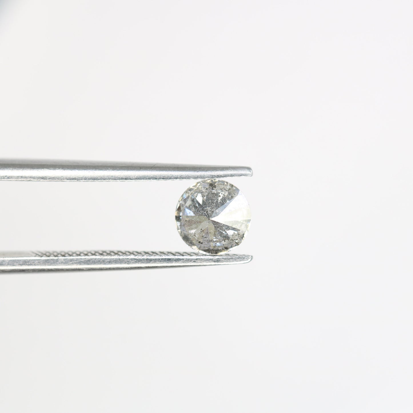 0.51 CT Natural Round Brilliant Cut Salt and Pepper Diamond | Ideal for Wedding Jewelry, Engagement Rings,Gold Rings | Perfect Gift for Wife