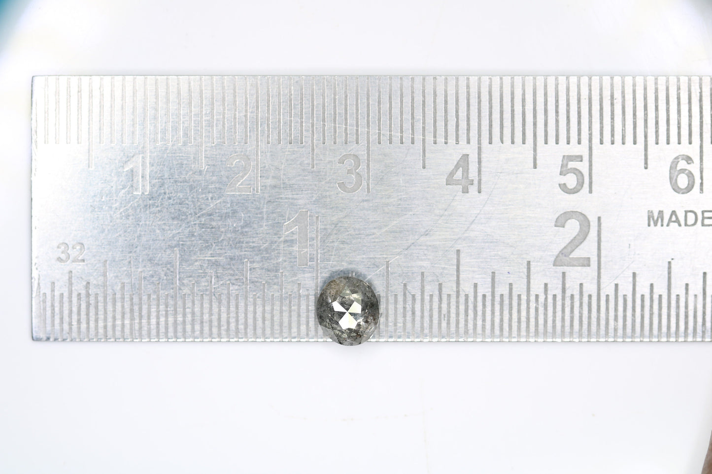 1 CT Natural Oval Salt and Pepper Rustic Diamond for Engagement Ring, Gift for Girlfriend, Sister, Anniversary