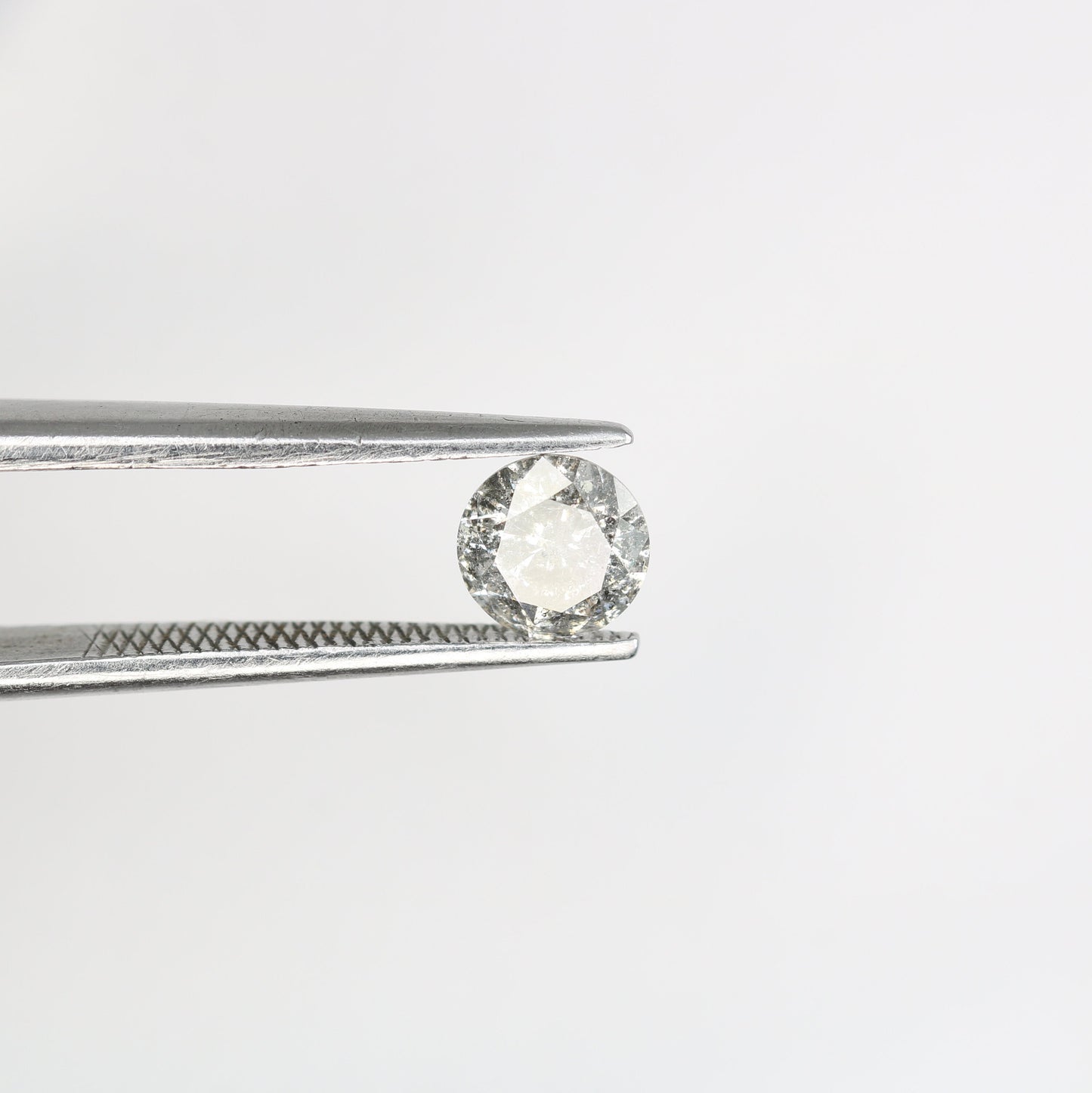 0.51 CT Natural Round Brilliant Cut Salt and Pepper Diamond | Ideal for Wedding Jewelry, Engagement Rings,Gold Rings | Perfect Gift for Wife