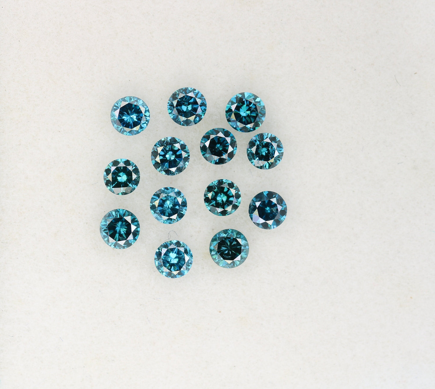 0.96 CT Fancy Blue Round Brilliant Cut Rustic Diamond |Ideal for Engagement Rings, Blue Halo Settings,and Earrings |Perfect Anniversary Gift