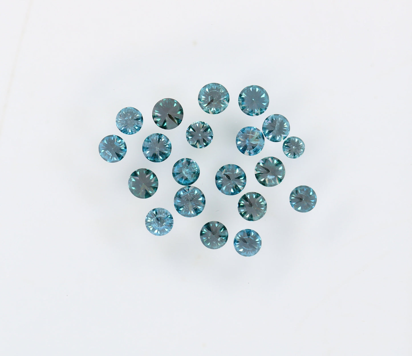 0.56 CT Fancy Round Brilliant Cut Treated Blue Diamond |Ideal for Wedding Jewelry, Engagement Rings, and Gifts |Perfect for Wife or Birthday