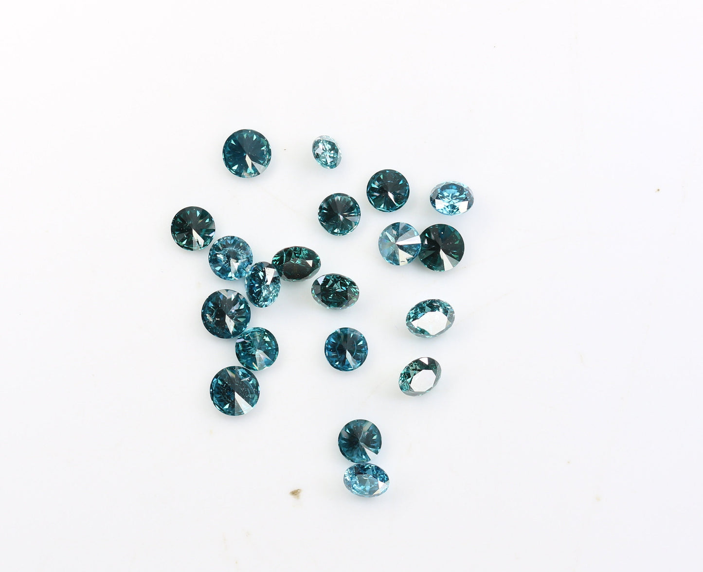 0.56 CT Fancy Round Brilliant Cut Treated Blue Diamond |Ideal for Wedding Jewelry, Engagement Rings, and Gifts |Perfect for Wife or Birthday