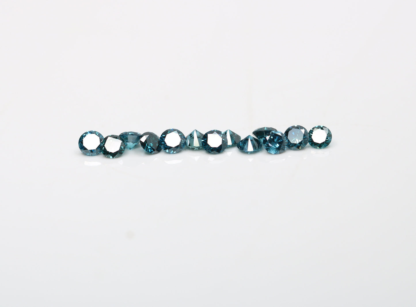 0.96 CT Fancy Blue Round Brilliant Cut Rustic Diamond |Ideal for Engagement Rings, Blue Halo Settings,and Earrings |Perfect Anniversary Gift