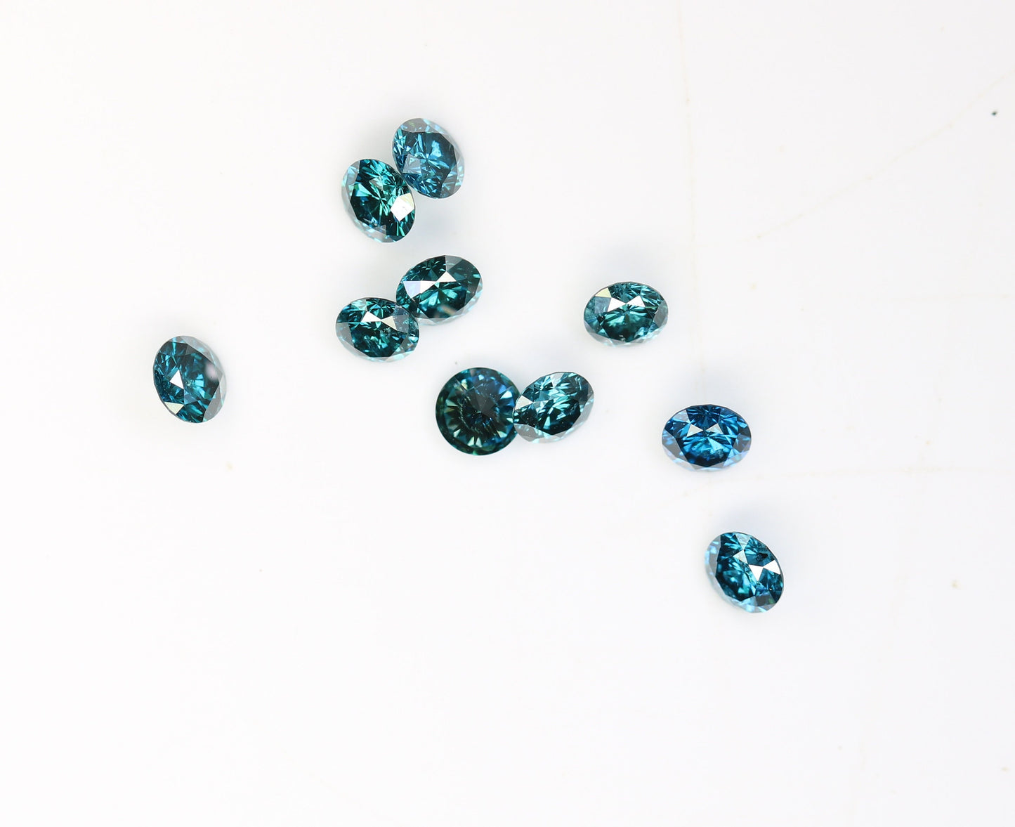 0.87 CT Fancy Blue Round Brilliant Cut Diamond | Ideal for Engagement Rings, Bezel Set Rings, and Diamond Earrings |Perfect Anniversary Gift