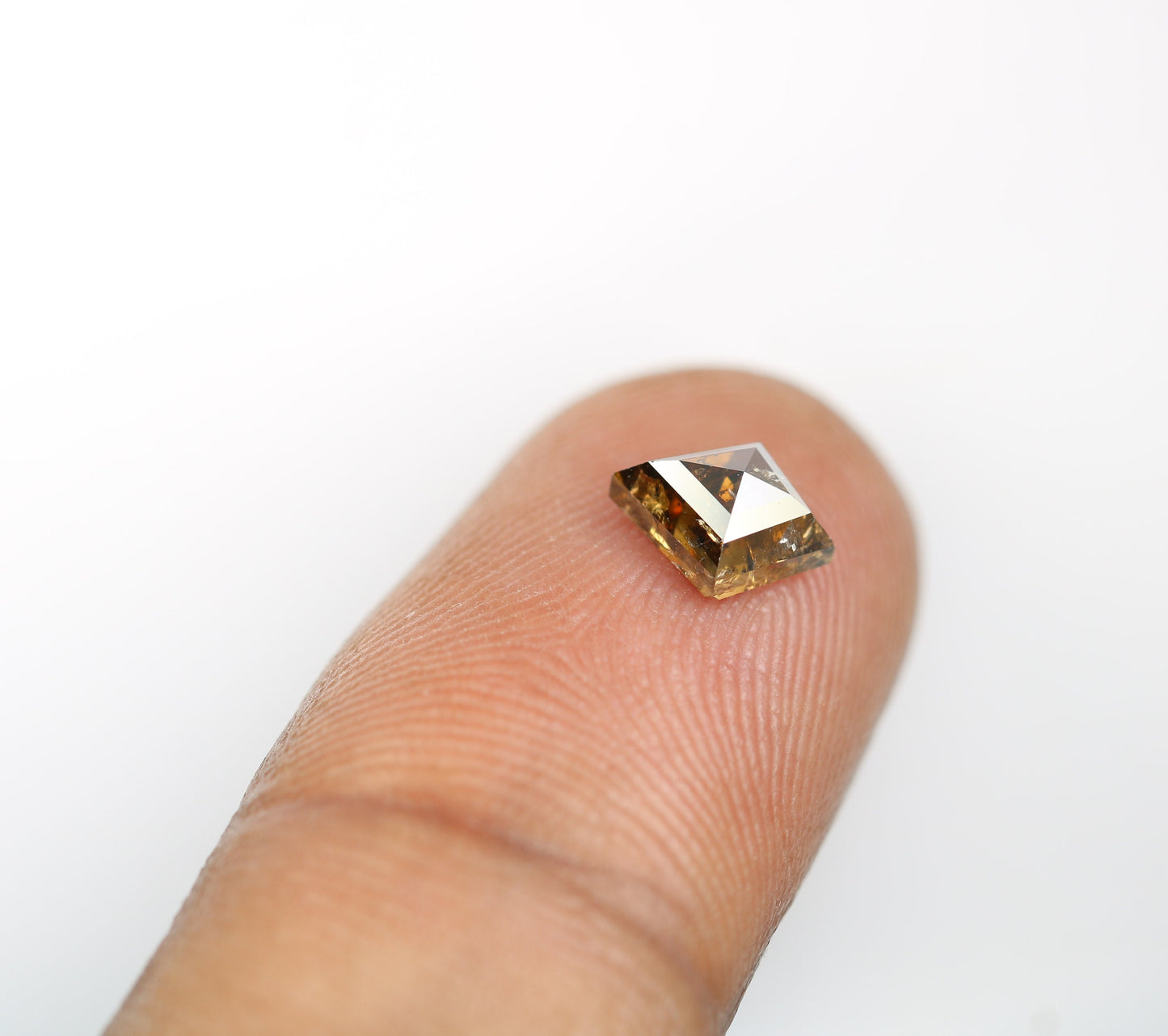 1.05 CT Shape Salt and Pepper Kite Shape - Natural Kite shape Loose Diamond -For 14k Gold Jewelry - Christmas Gift - LABORDAY Offer