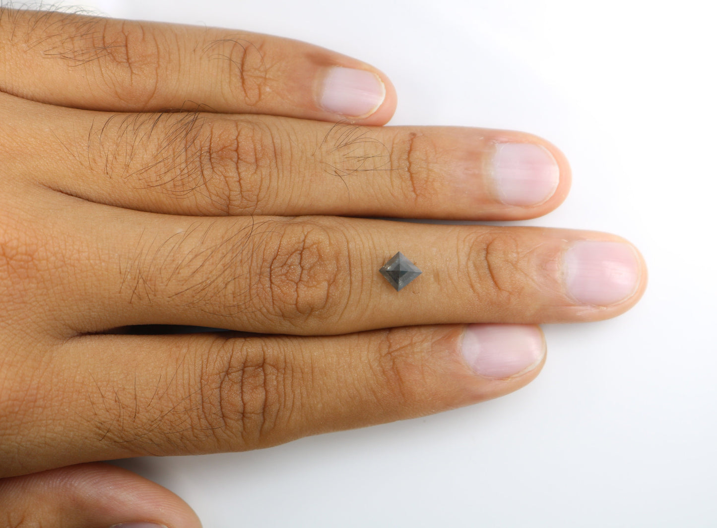 1.18 CT Shape Salt and Pepper Kite Shape - Natural Kite shape Loose Diamond -For 14k Gold Jewelry - Christmas Gift - LABORDAY Offer