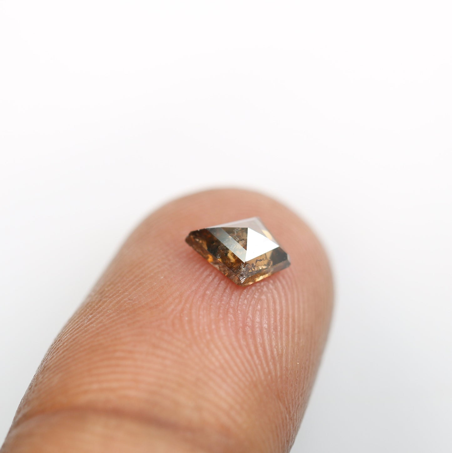 0.68 Shape Salt and Pepper Kite Shape - Natural Kite shape Loose Diamond -For 14k Gold Jewelry - Christmas Gift - LABORDAY Offer