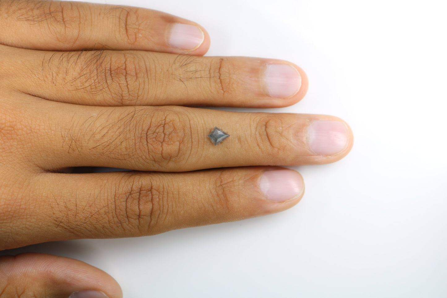 1.08 CT Shape Salt and Pepper Kite Shape - Natural Kite shape Loose Diamond -For 14k Gold Jewelry - Christmas Gift - LABORDAY Offer