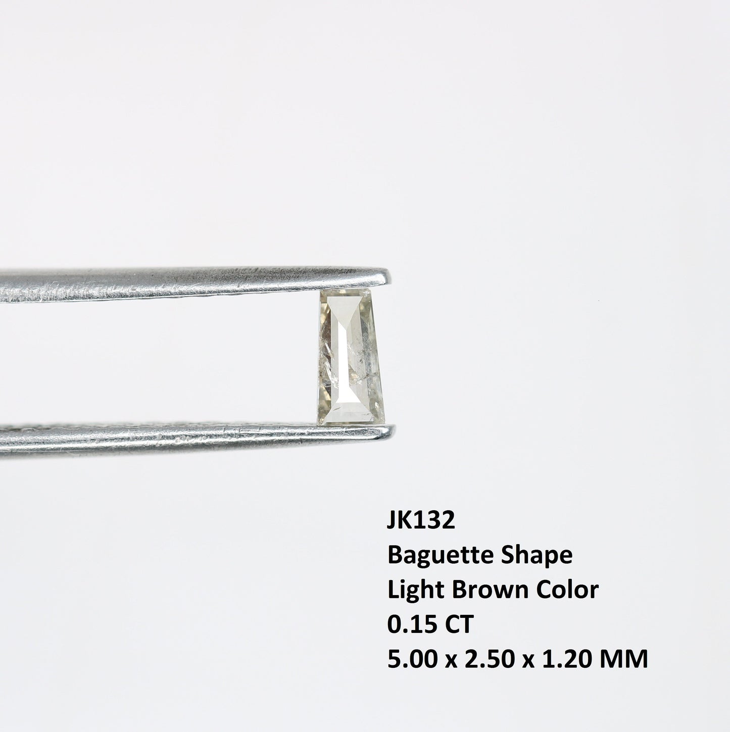 0.15 CT Baguette Shape Salt And Pepper Diamond | Natural Loose Black/Grey Diamonds For Weeding & Earring | For pendant | For Bracelet