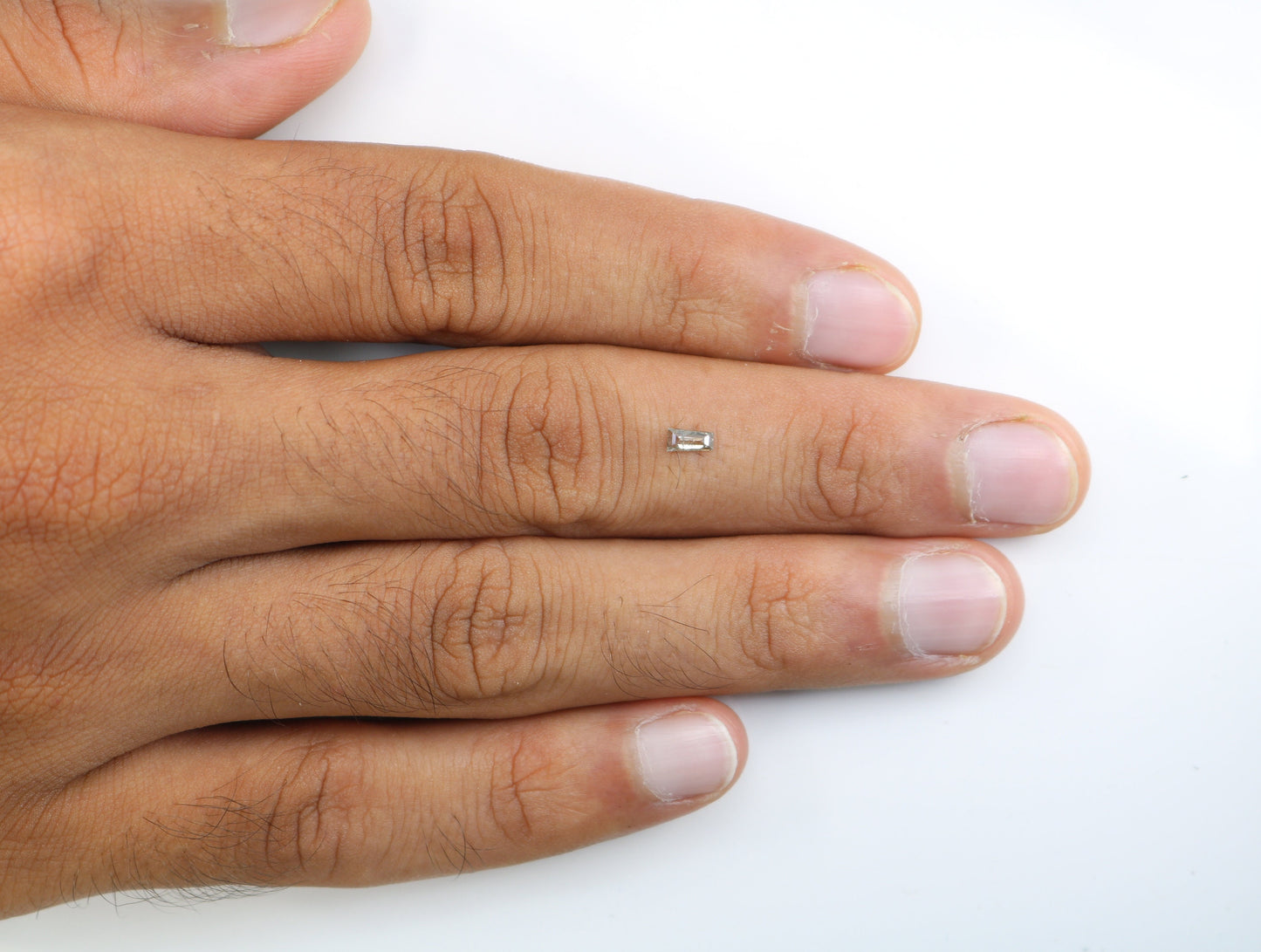 0.15 CT Baguette Shape Salt And Pepper Diamond | Natural Loose Black/Grey Diamonds For Weeding & Earring | For pendant | For Bracelet
