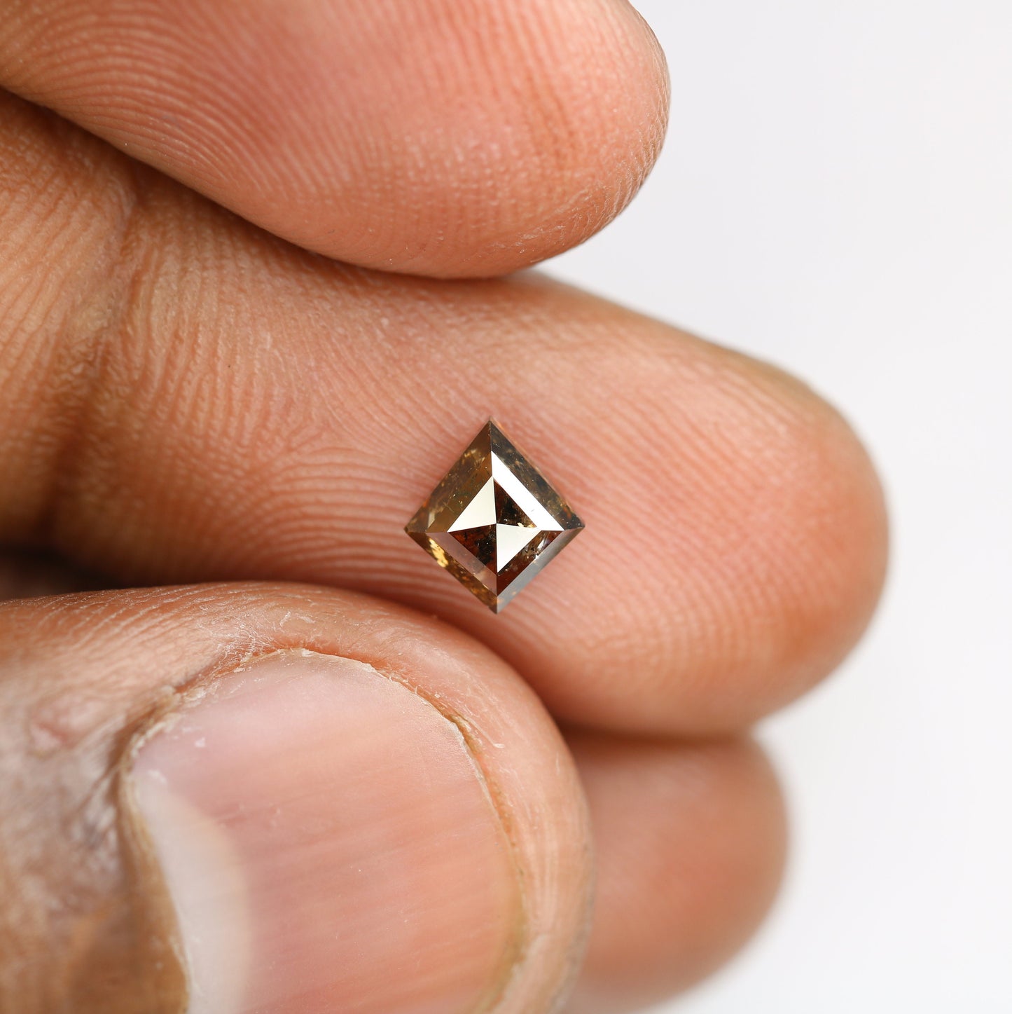 0.81 CT Shape Salt and Pepper Kite Shape - Natural Kite shape Loose Diamond -For 14k Gold Jewelry - Christmas Gift - LABORDAY Offer