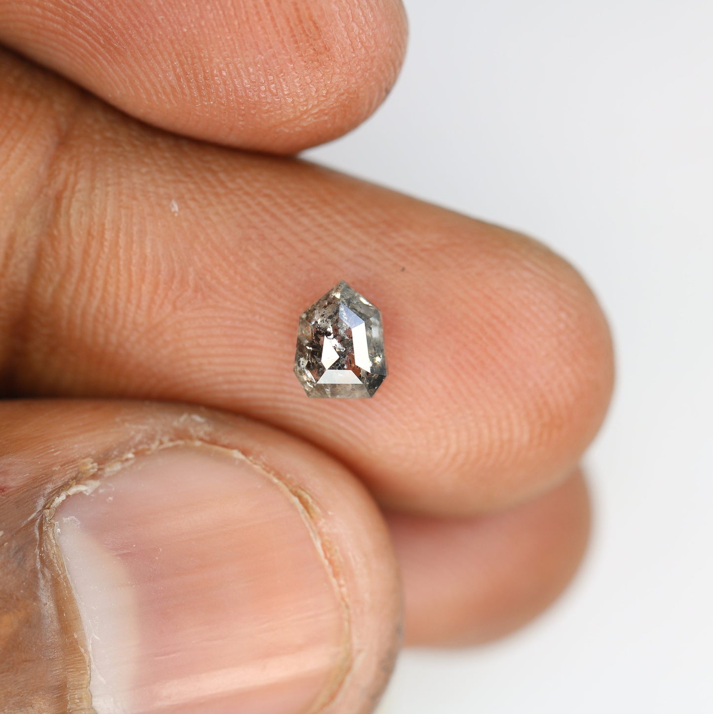 Salt and Pepper Hexagon Cut - Natural Loose Hexagon Shape -Unique Diamond for Ring - Special Gift for Her - Wholesaler of Diamond