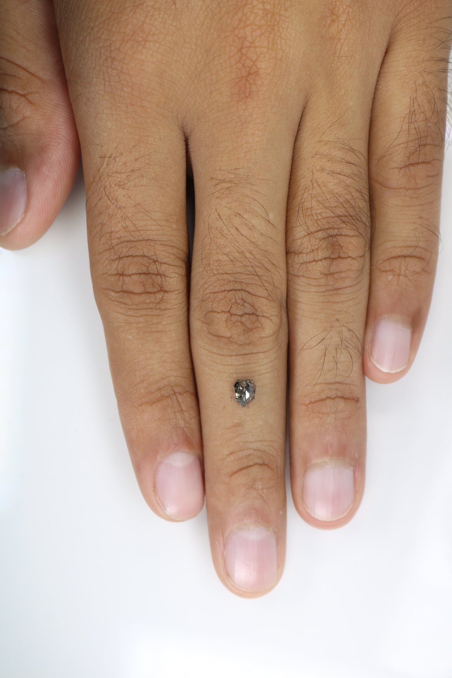 Salt and Pepper Hexagon Cut - Natural Loose Hexagon Shape -Unique Diamond for Ring - Special Gift for Her - Wholesaler of Diamond