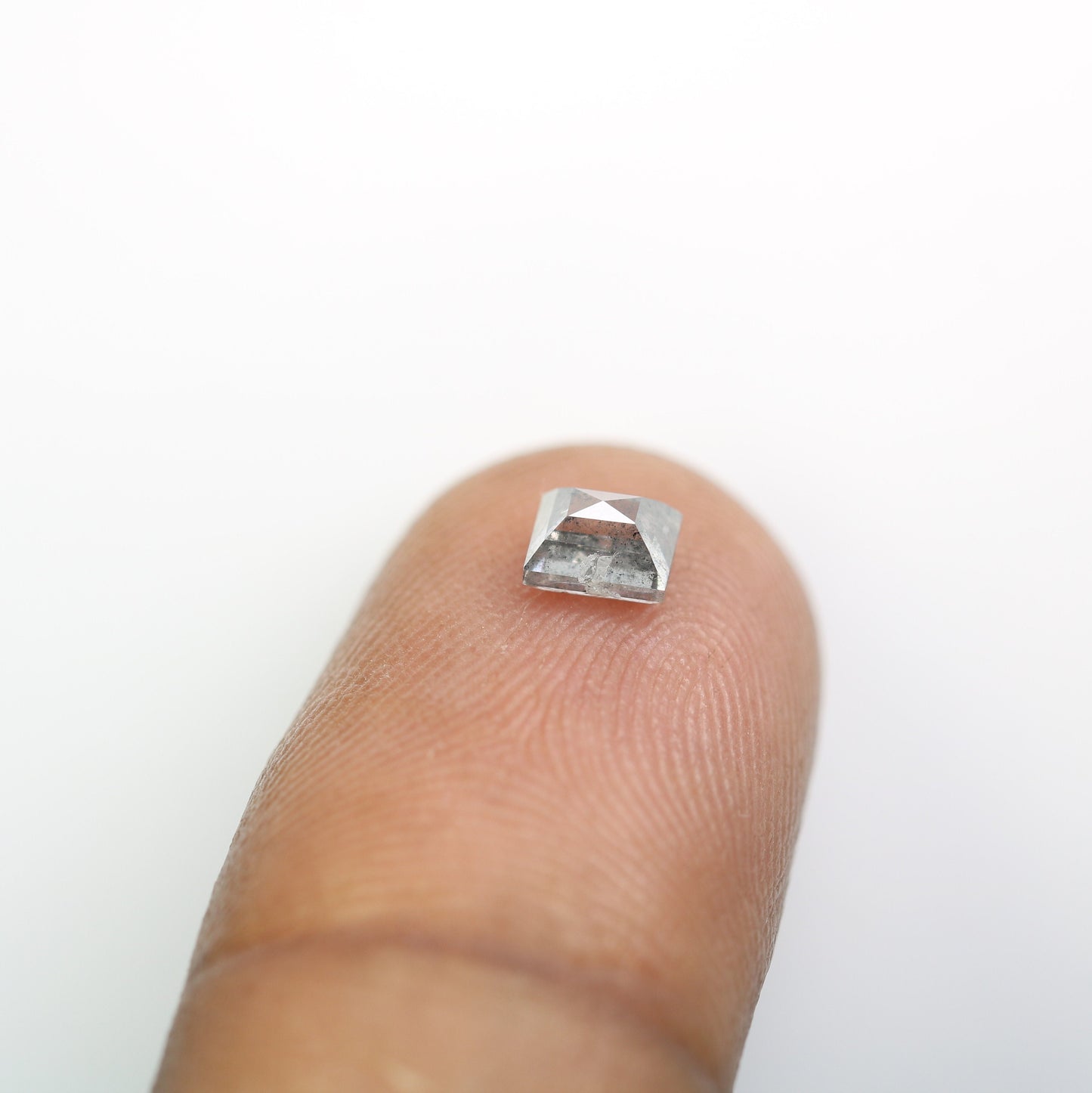 0.61 CT Elegant Salt And Pepper Square Shape Diamond For Wedding Ring | Jewellery For Multiple Occasions | Gift For Wife | Anniversary Gift