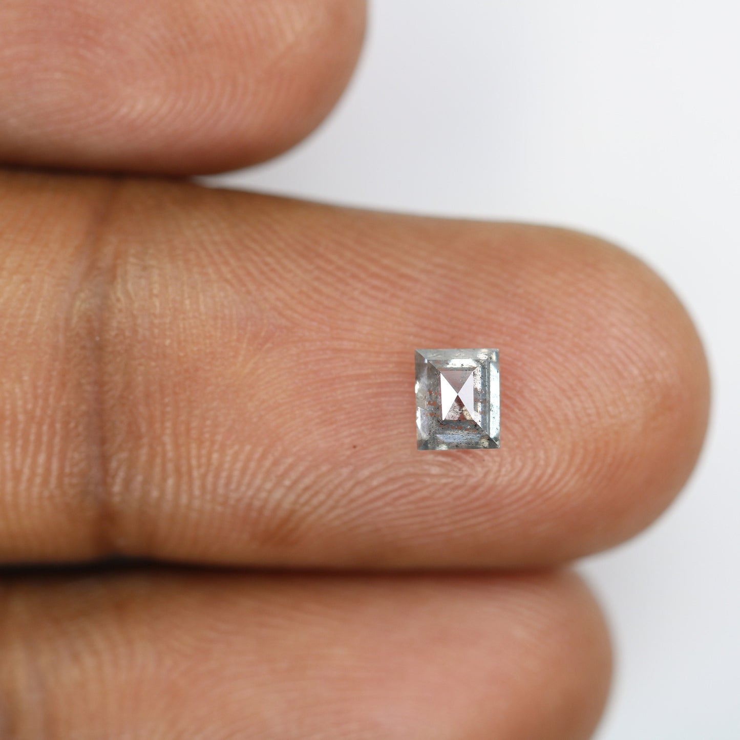 0.61 CT Elegant Salt And Pepper Square Shape Diamond For Wedding Ring | Jewellery For Multiple Occasions | Gift For Wife | Anniversary Gift