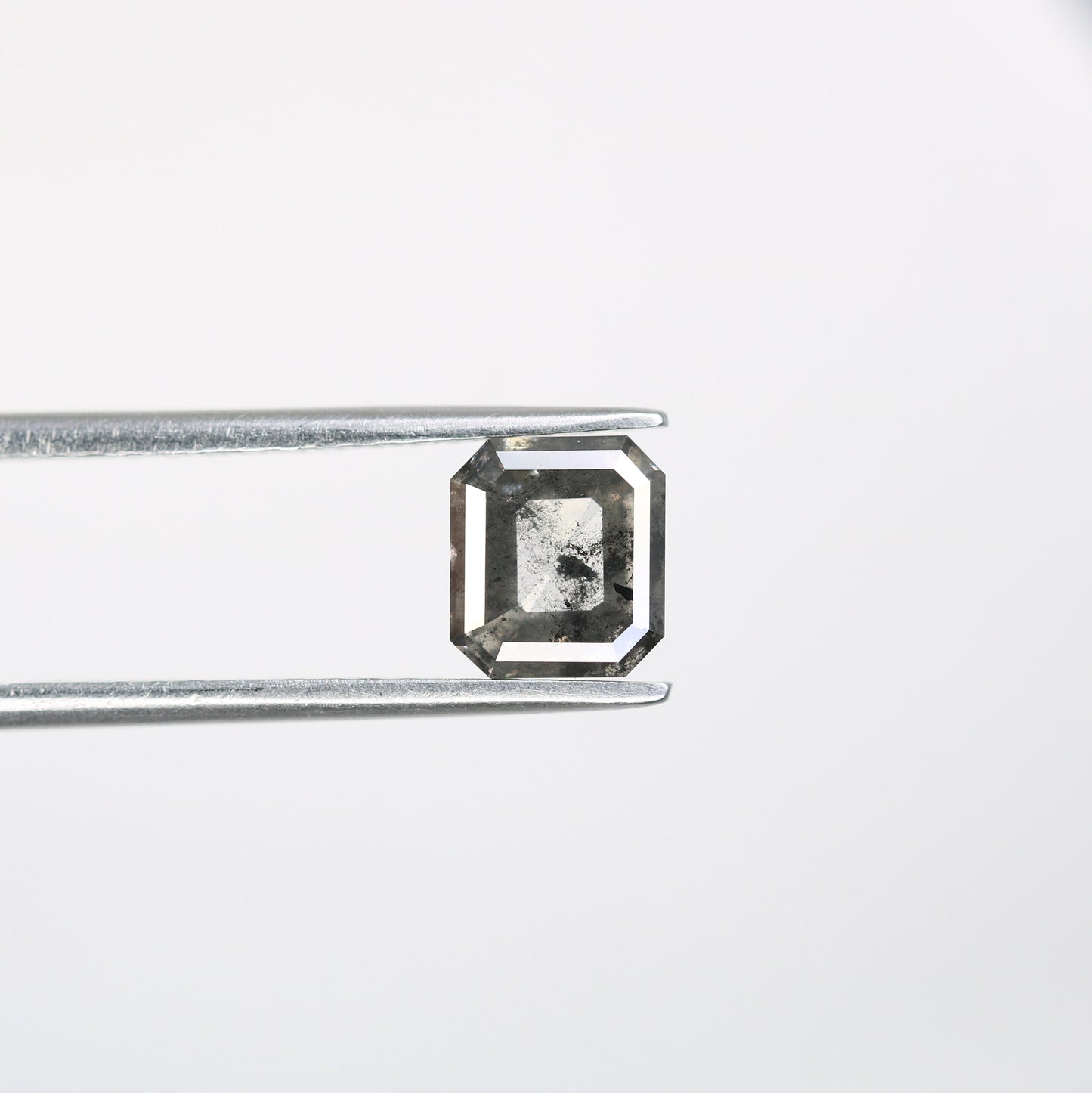 1.29 CT Emerald Cut Loose Diamond - Salt and Pepper Emerald Shape Diamond - Emerald For Wedding Ring - LABORDAY Offer - Customize Jewelry