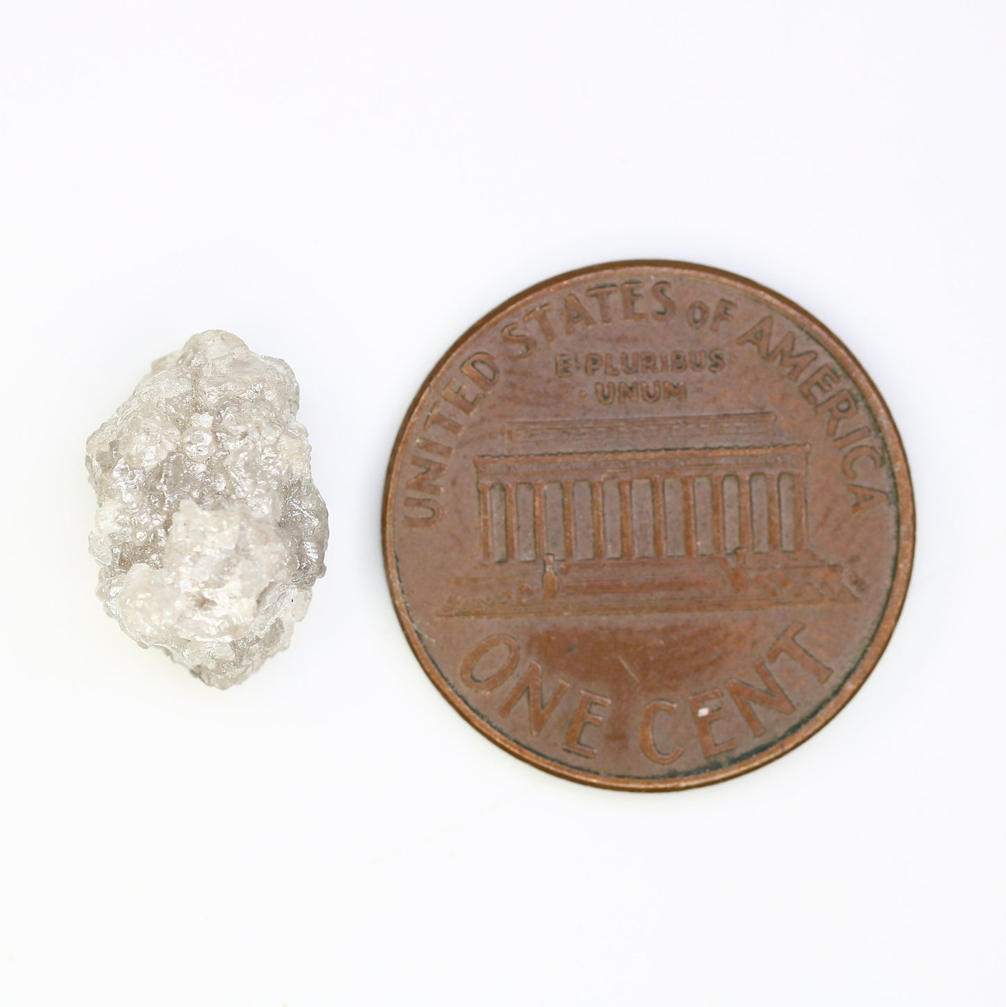 4.79 CT white raw rough diamond natural uncut diamond loose diamonds for her antique wedding ring gifts for mom salt and pepper
