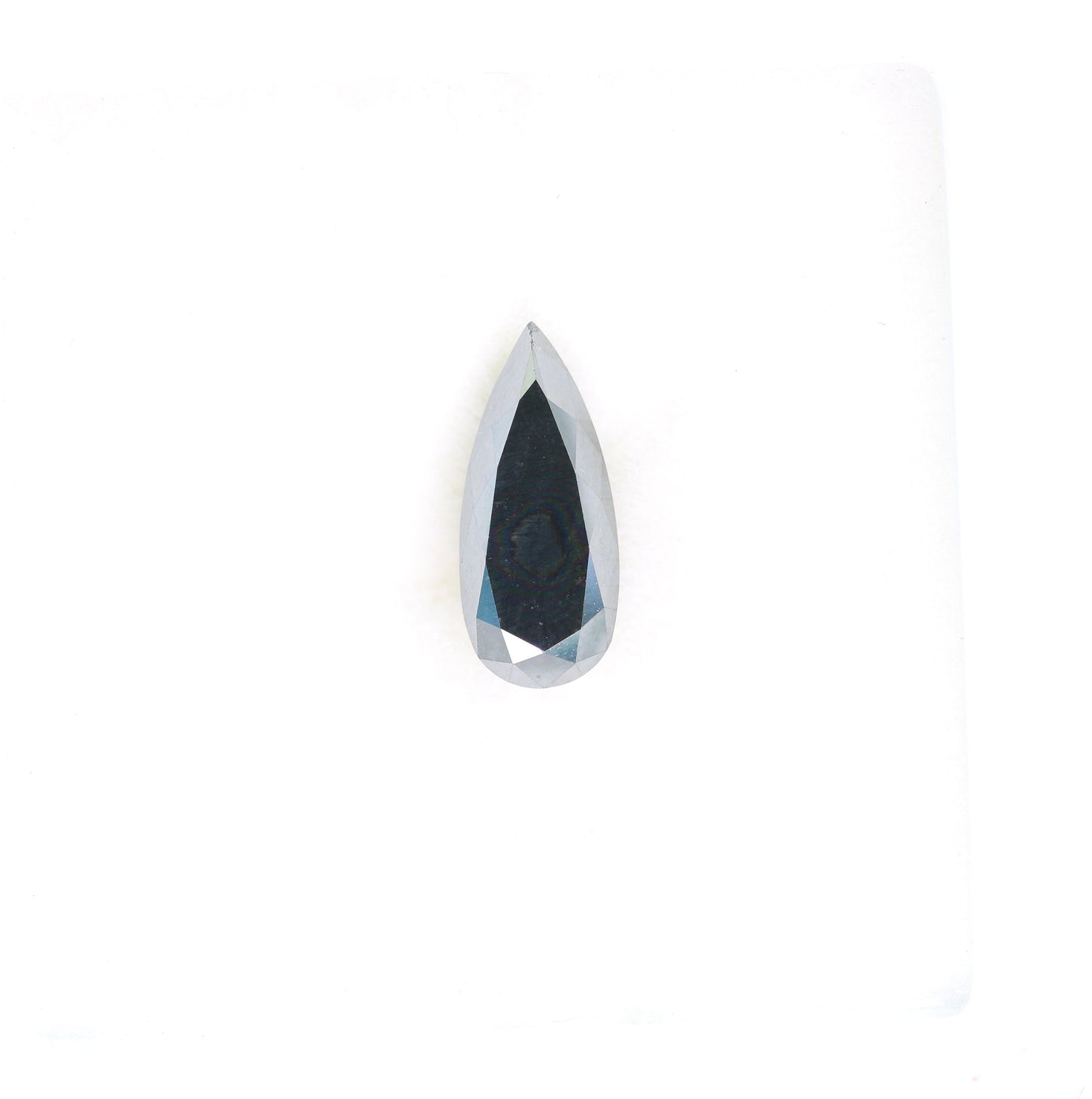 2.82 CT Pear Shape Black Diamond | Unique Elegance for Special Occasions | Perfect for Custom Gold Ring Designs