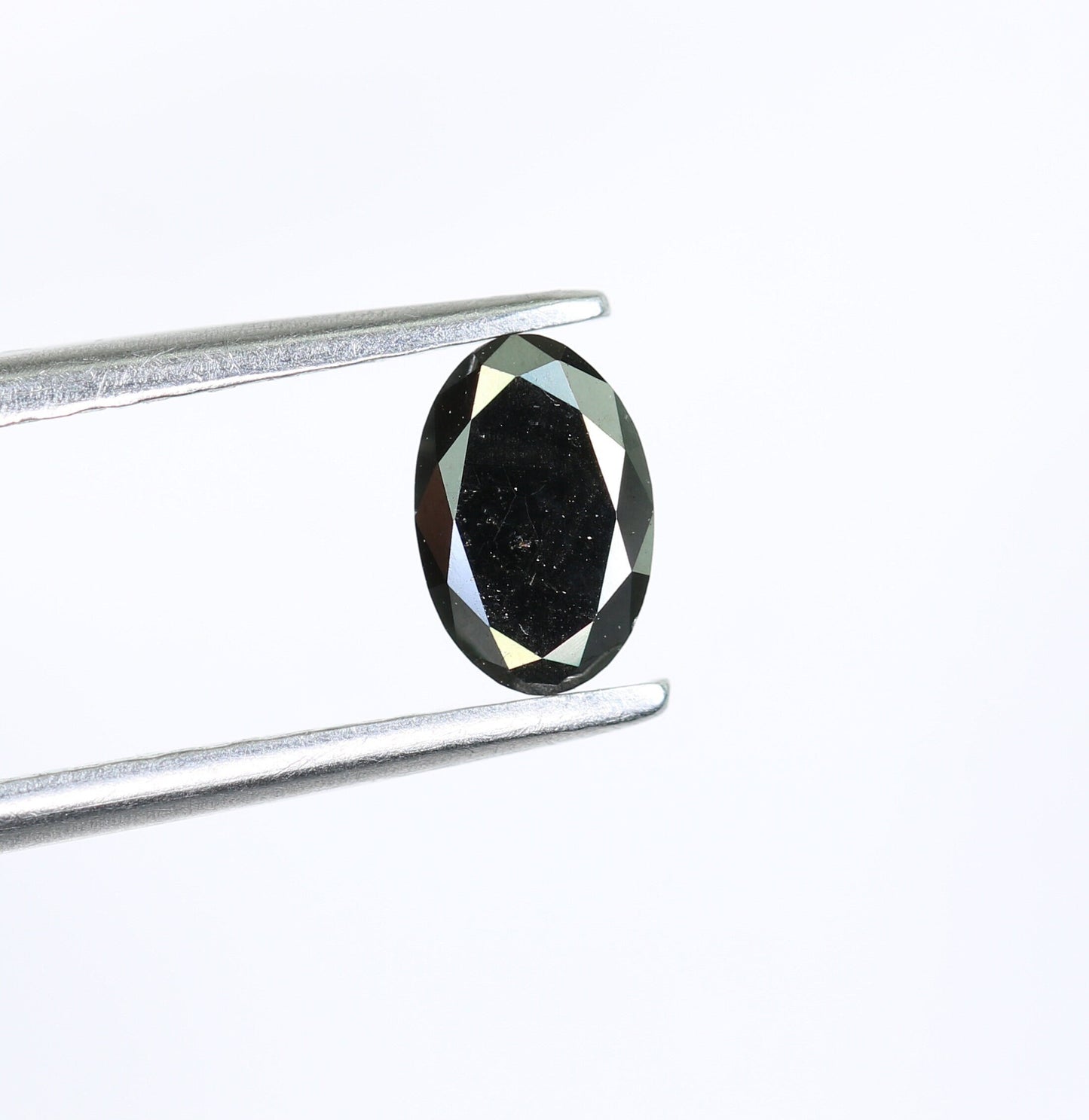 Sophisticated 0.42 CT Fancy Oval Black Diamond Engagement Ring, Ultimate Gift for Him or Her, Gold Ring Gemstone