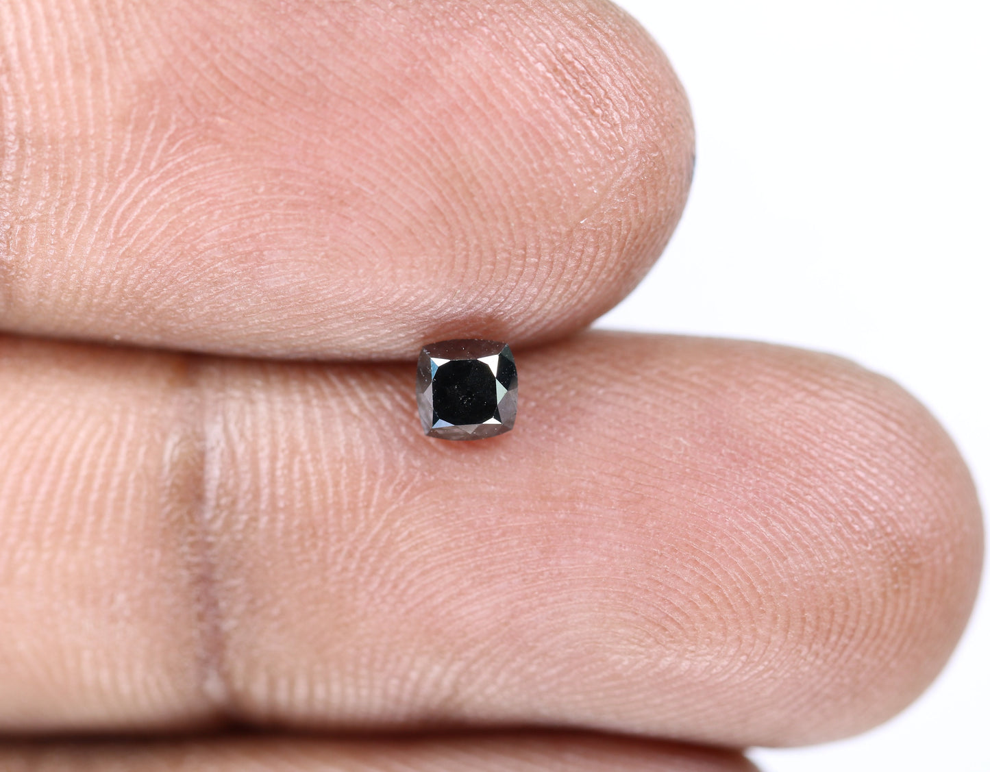 0.36 CT Cushion Shape Fancy Black Diamond for Engagement Jewelry, Pendant, Gold Ring Gemstone