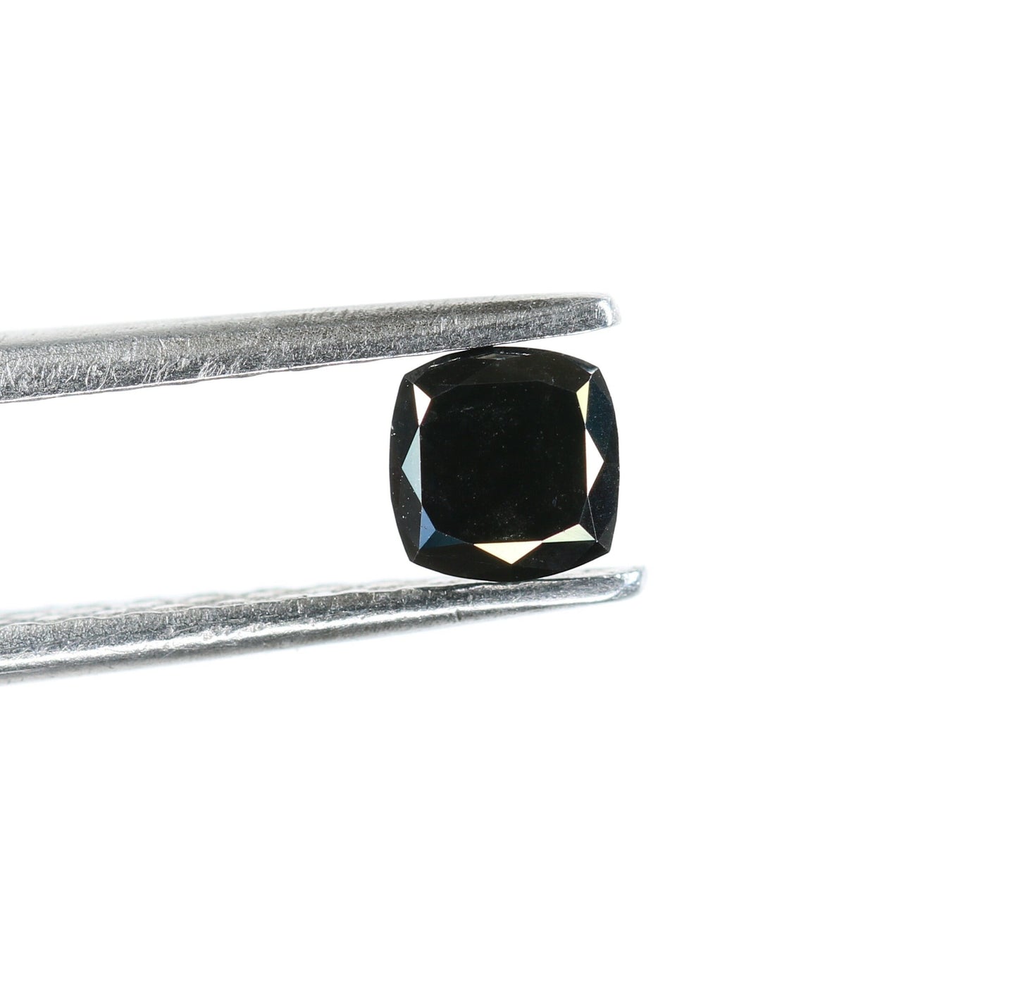 0.36 CT Cushion Shape Black Diamond for Wedding Ring, Engagement Ring, Gift for Her, Gold Ring Gemstone