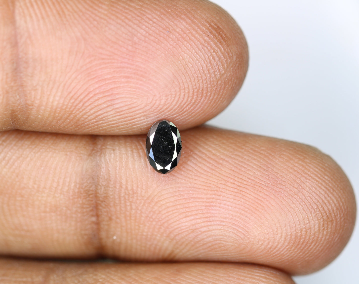 Sophisticated 0.42 CT Fancy Oval Black Diamond Engagement Ring, Ultimate Gift for Him or Her, Gold Ring Gemstone