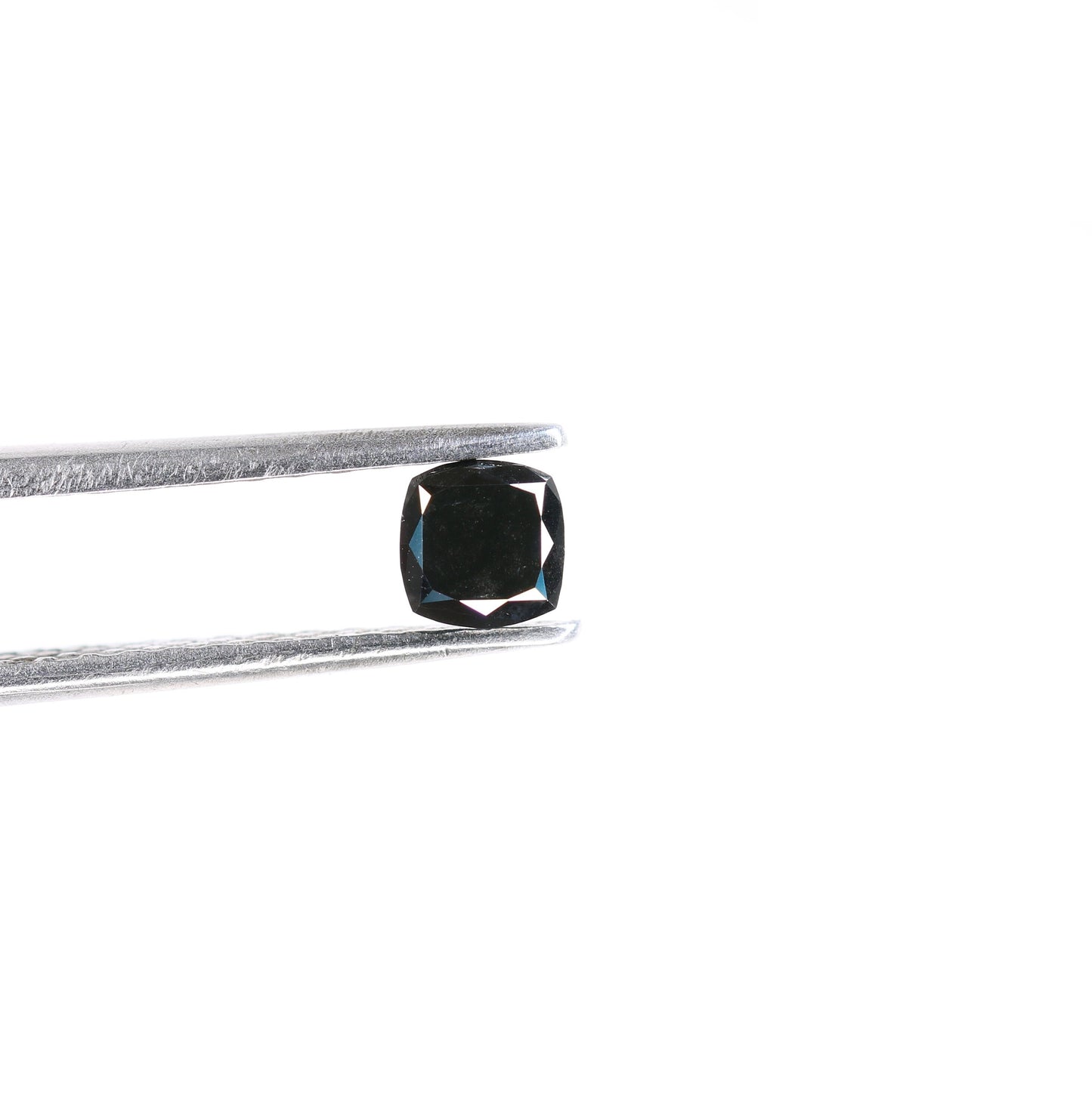0.36 CT Cushion Shape Black Diamond for Wedding Ring, Engagement Ring, Gift for Her, Gold Ring Gemstone