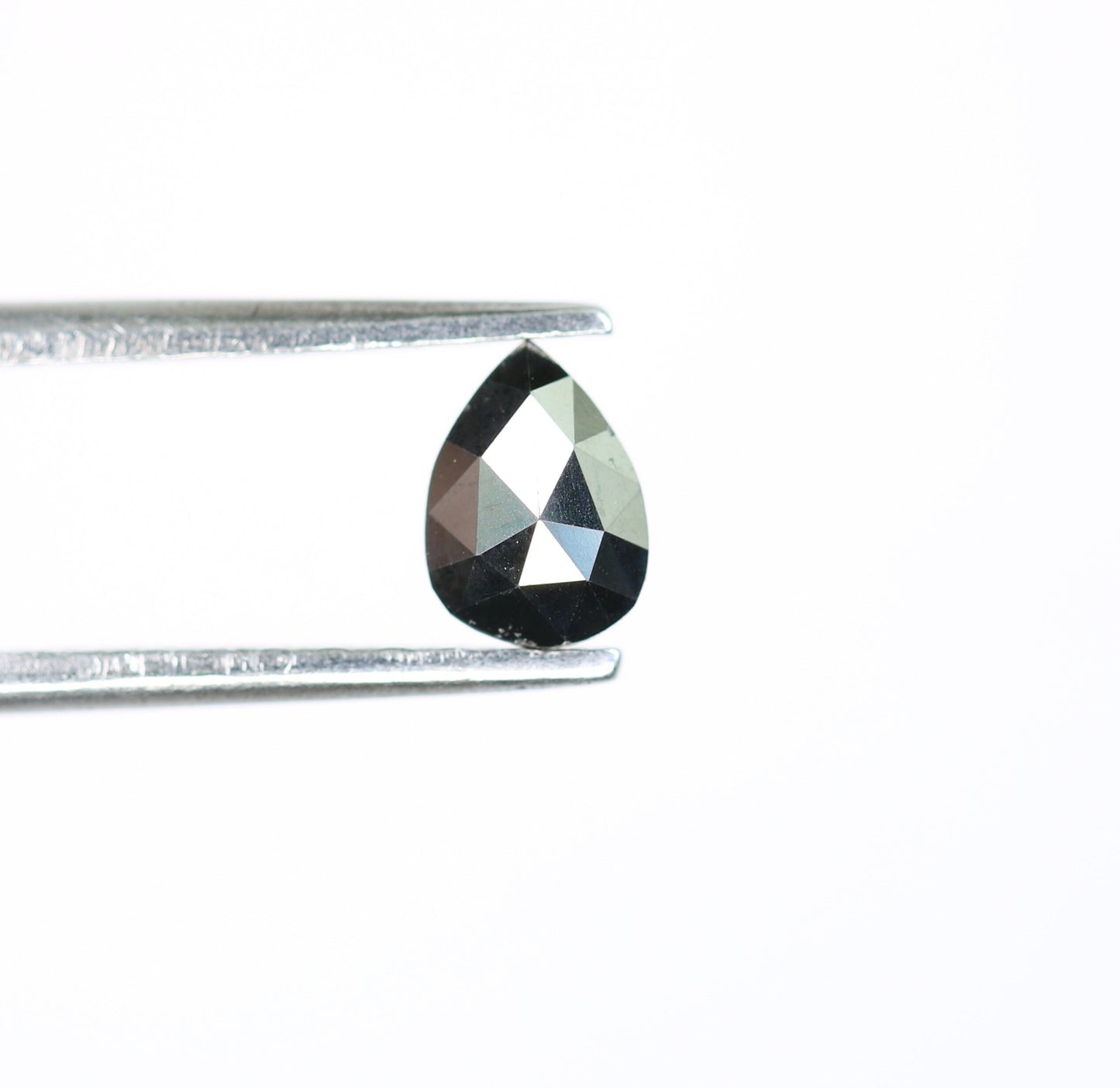 0.32 CT Pear Shape Rustic Black Diamond for Anniversary Gift | Perfect Gift for Her | Unique Black Pear Diamond for Gold Ring Designs