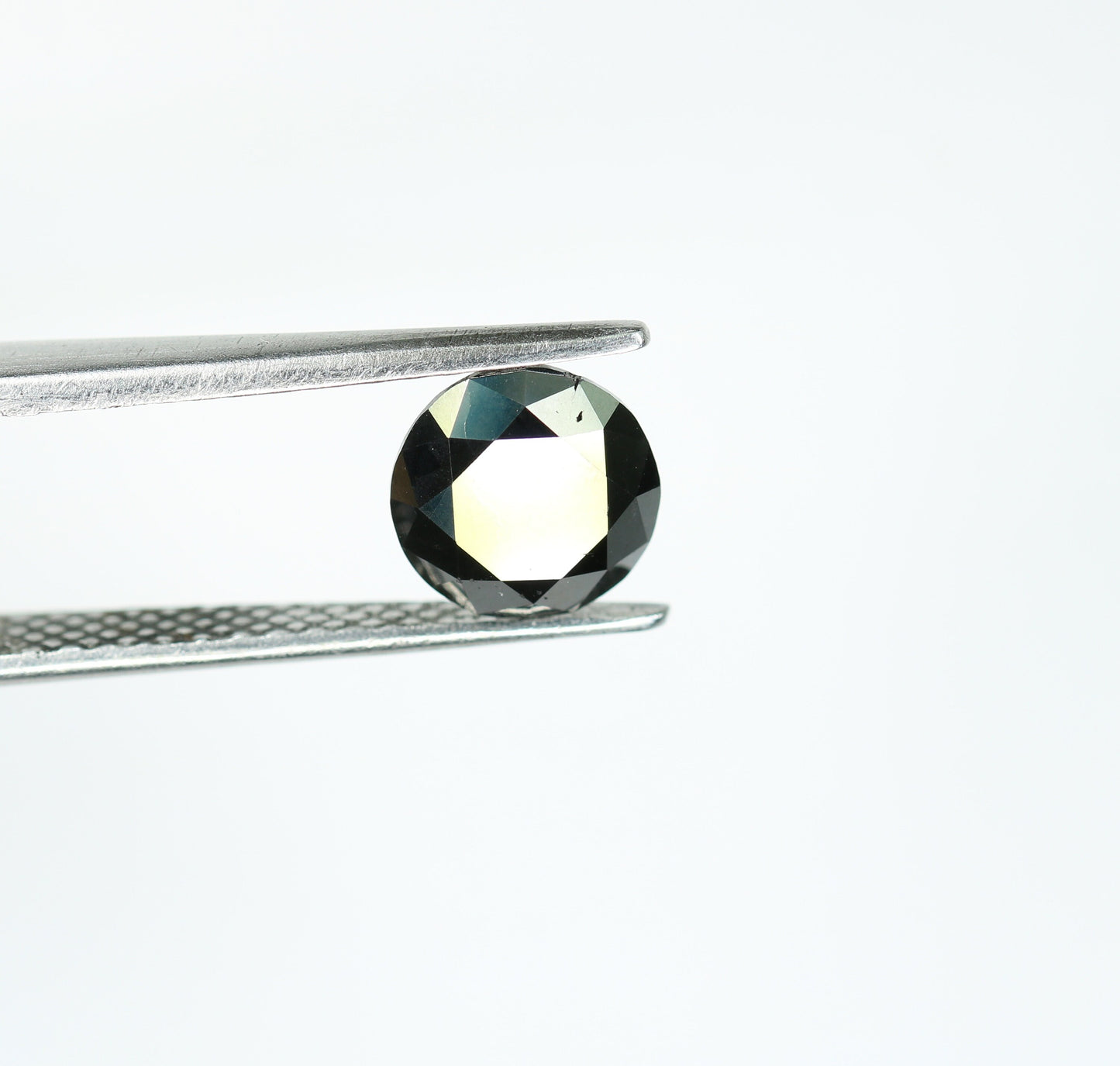 2.11 CT Fancy Black Round Brilliant Diamond | Perfect for Engagement or Wedding Rings | Unique Gift for Her | Custom Gold Ring Setting
