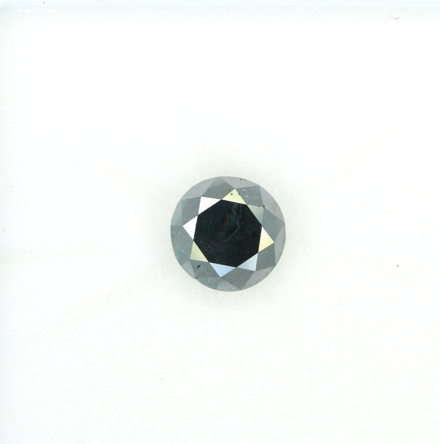 2.11 CT Fancy Black Round Brilliant Diamond | Perfect for Engagement or Wedding Rings | Unique Gift for Her | Custom Gold Ring Setting