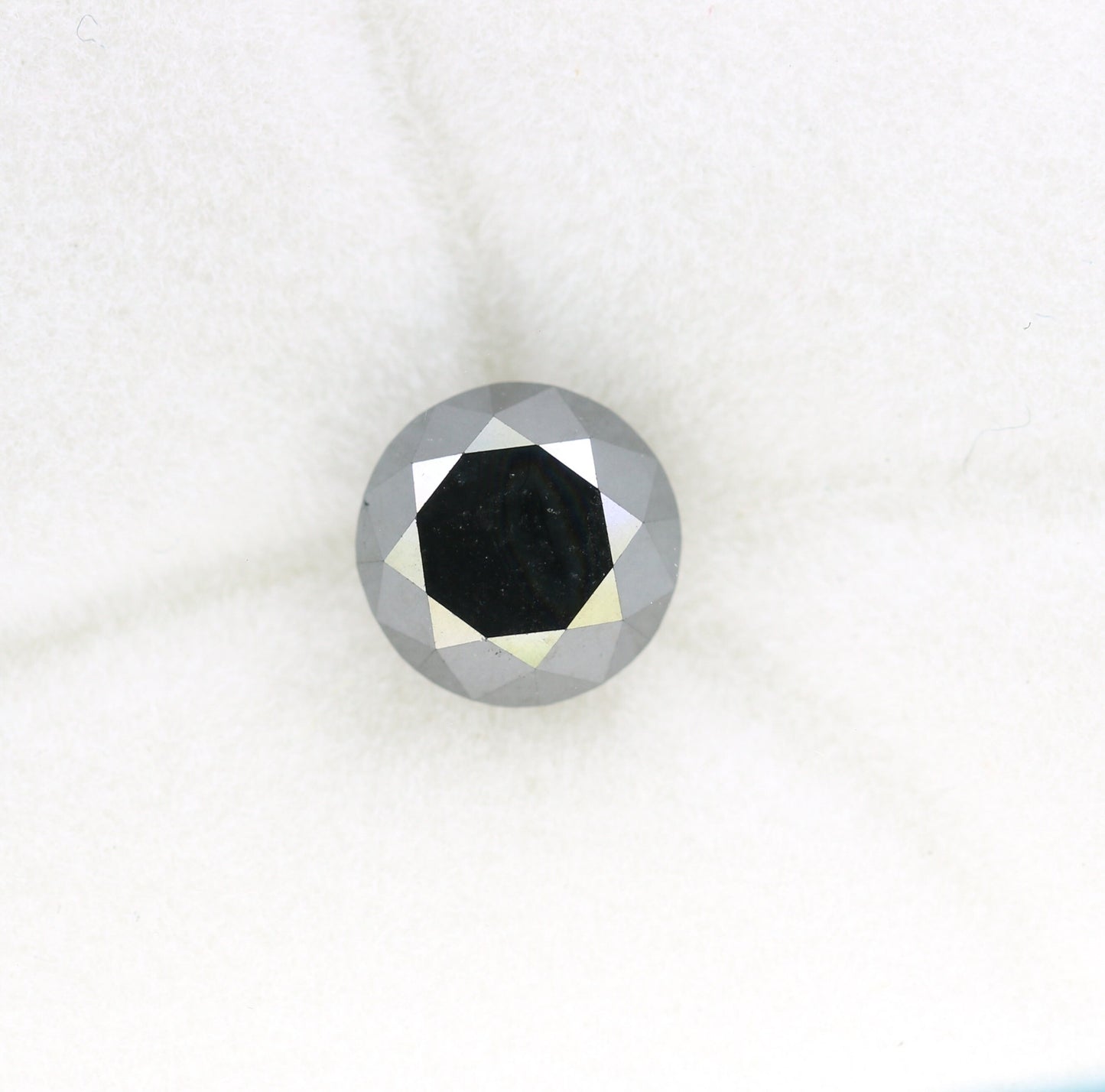 1.95 CT Black Round Brilliant Cut Natural Diamond | Ideal for Wedding Ring | Gift for Girlfriend or Wife | Custom Gold Ring Setting