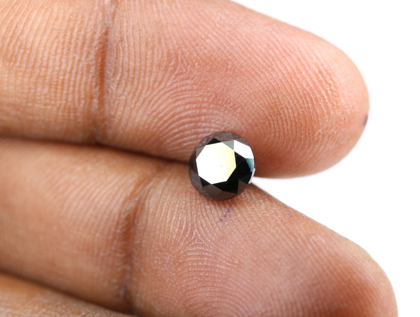 1.95 CT Black Round Brilliant Cut Natural Diamond | Ideal for Wedding Ring | Gift for Girlfriend or Wife | Custom Gold Ring Setting