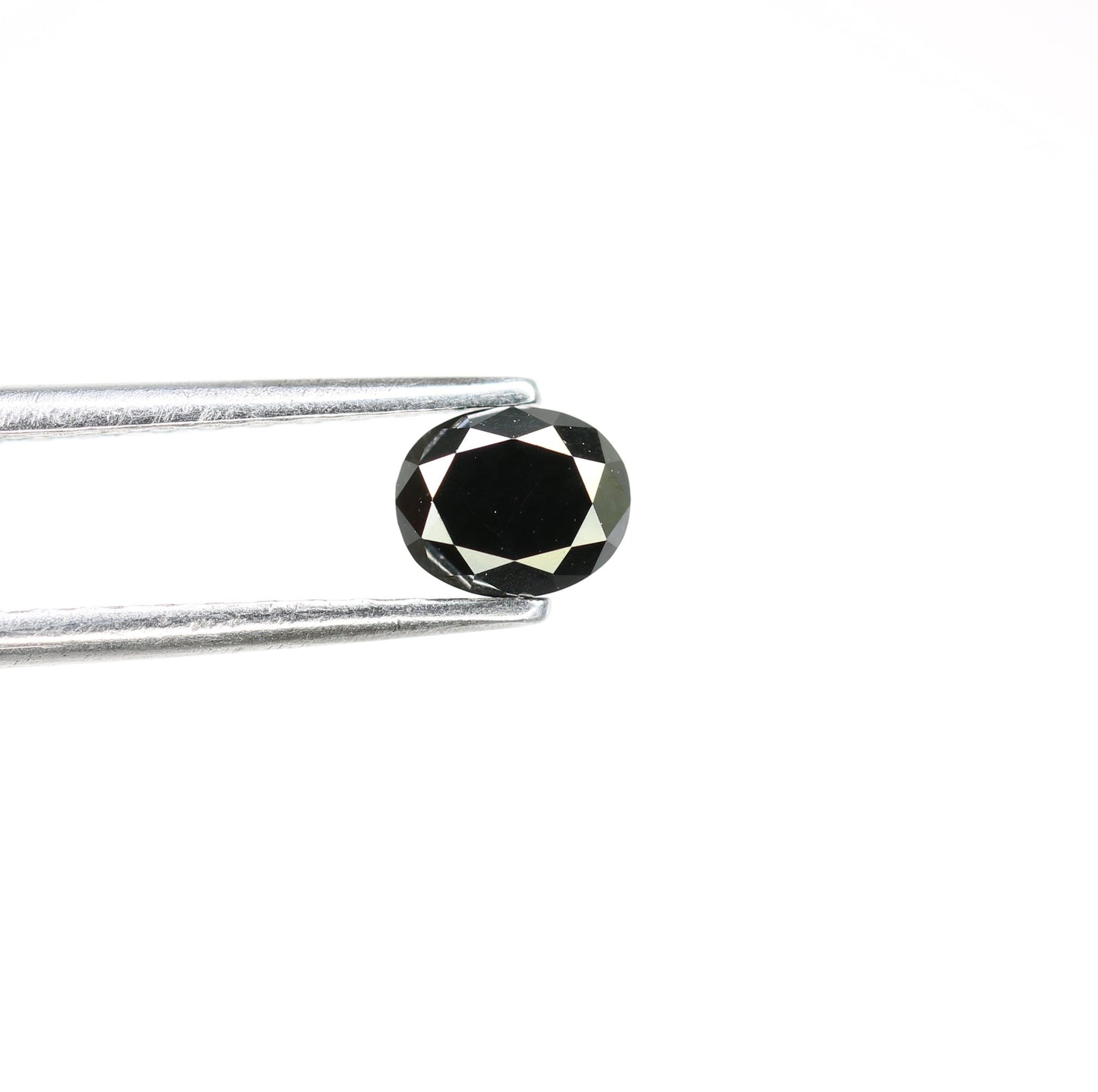 0.66 CT Natural Oval Black Diamond for Proposal Ring, Oval Black Diamond, Gift for Sister or Wife, Gold Ring