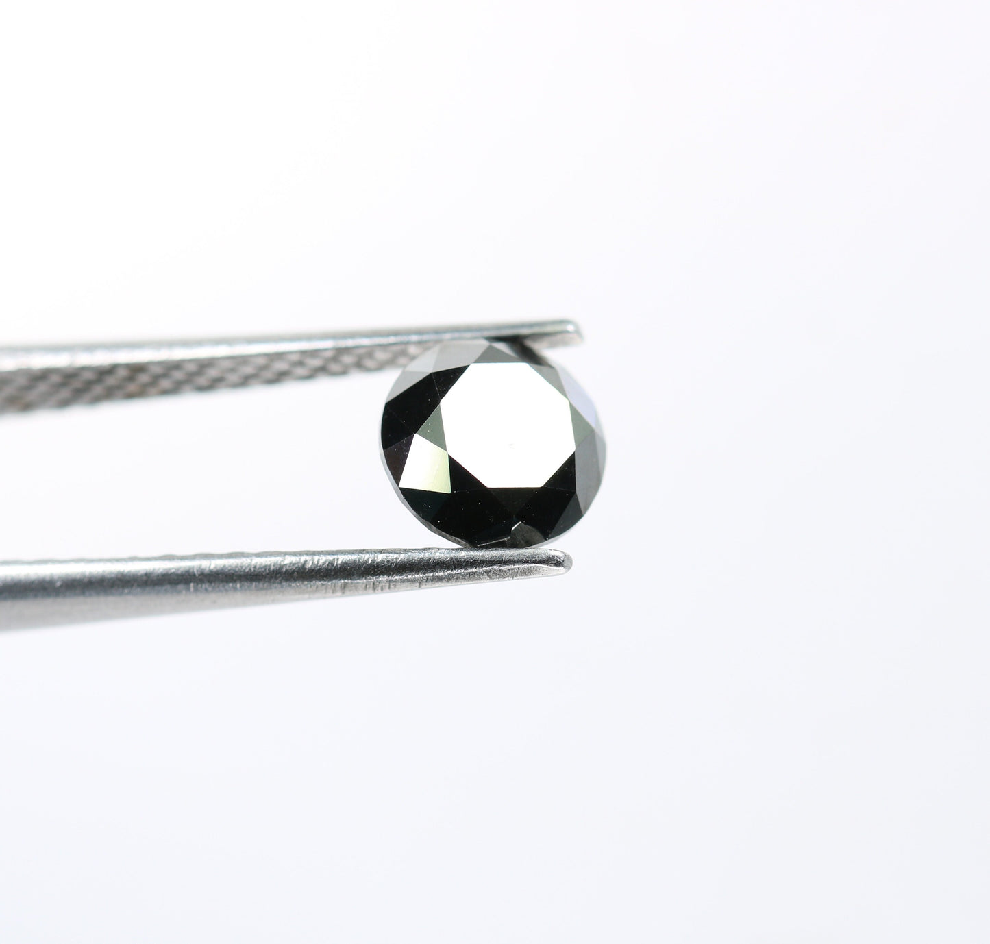 1.95 CT Black Round Brilliant Cut Natural Diamond | Ideal for Wedding Ring | Gift for Girlfriend or Wife | Custom Gold Ring Setting