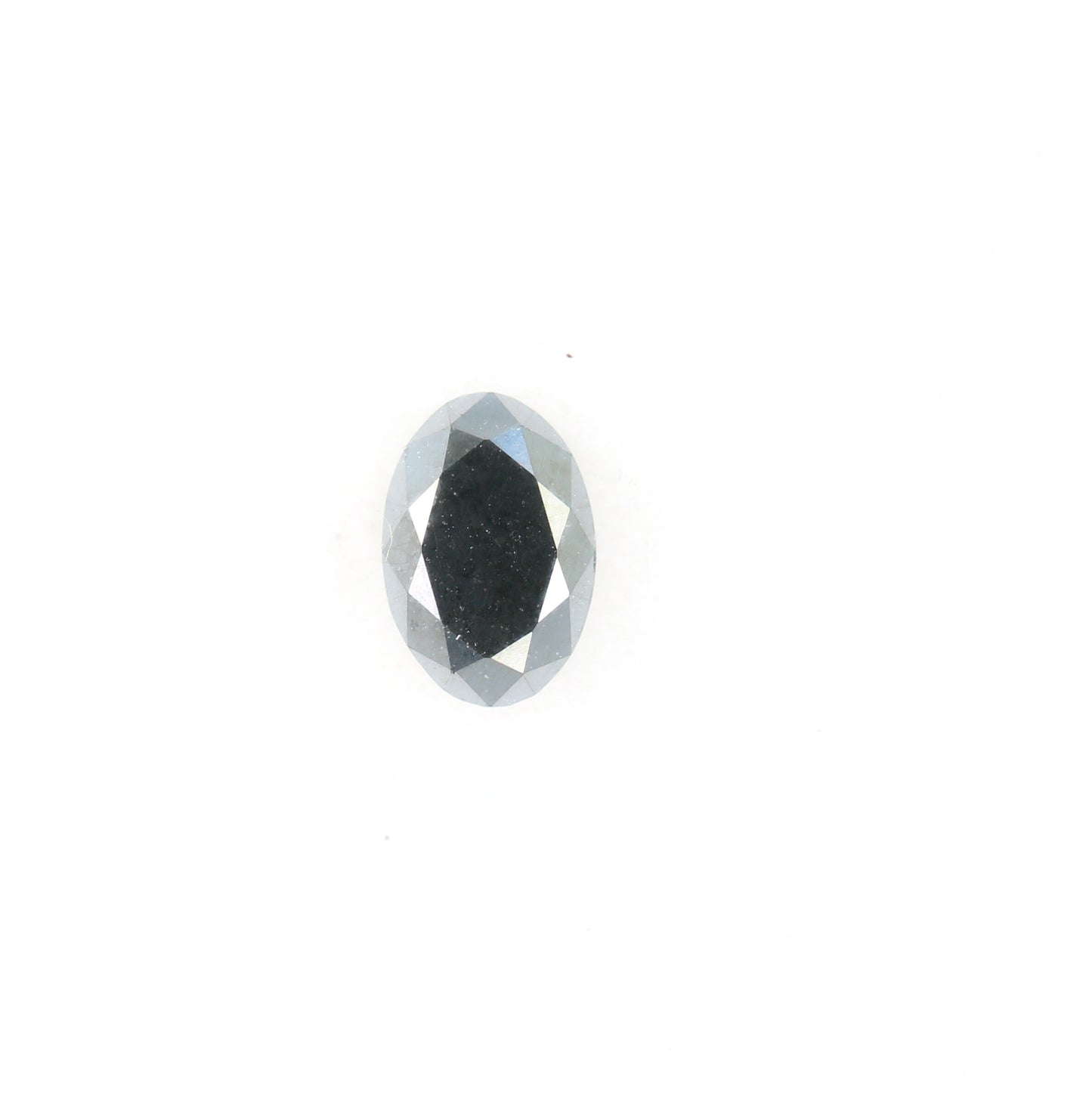0.50 CT Loose Oval Black Natural Diamond for Wedding Ring, Gift for Girlfriend or Wife, Anniversary Gift, Gold Ring
