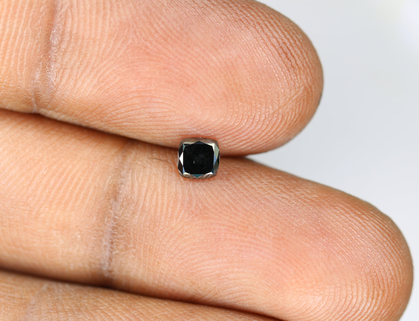 0.32 CT Cushion Shape Loose Black Diamond for Statement Jewelry, Gift for Girlfriend or Wife, Gold Ring Gemstone