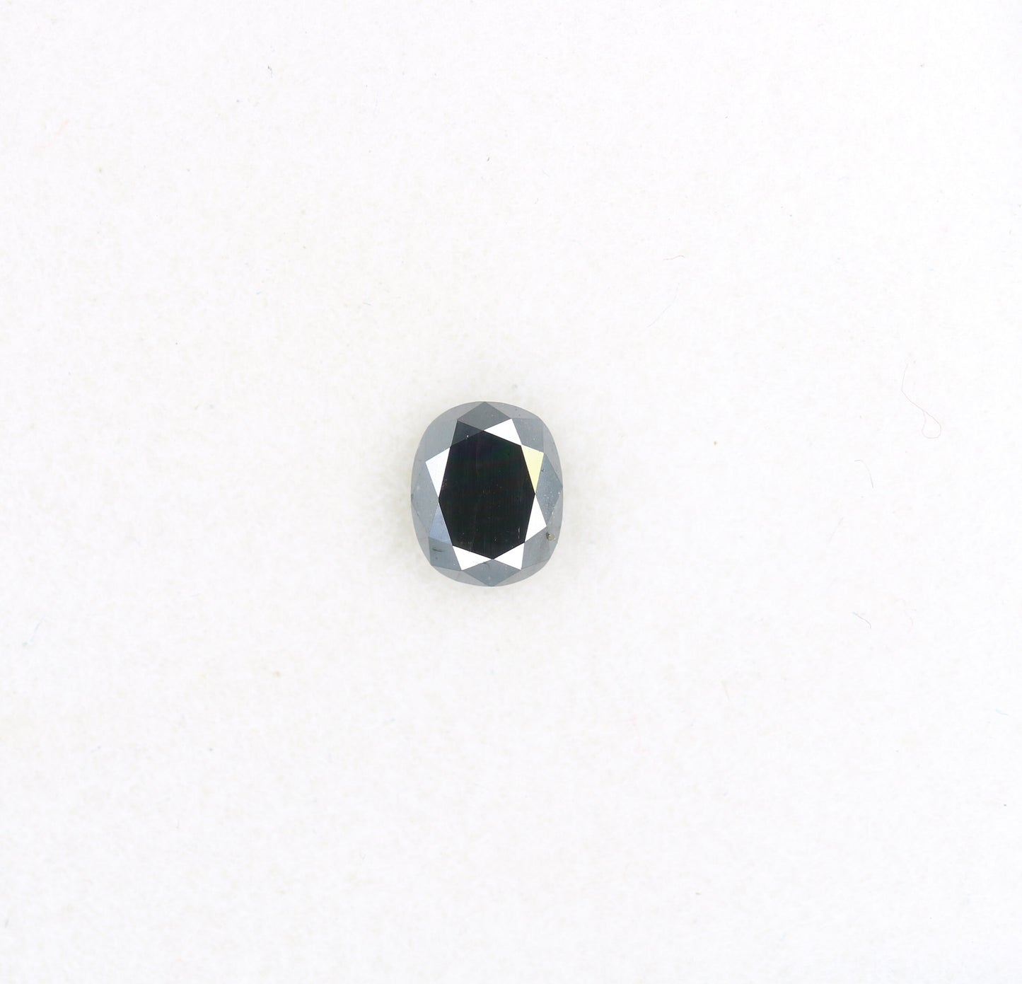 0.35 CT Loose Oval Black Natural Diamond for Engagement Ring, Anniversary Gift, Gift for Girlfriend or Wife, Gold Ring