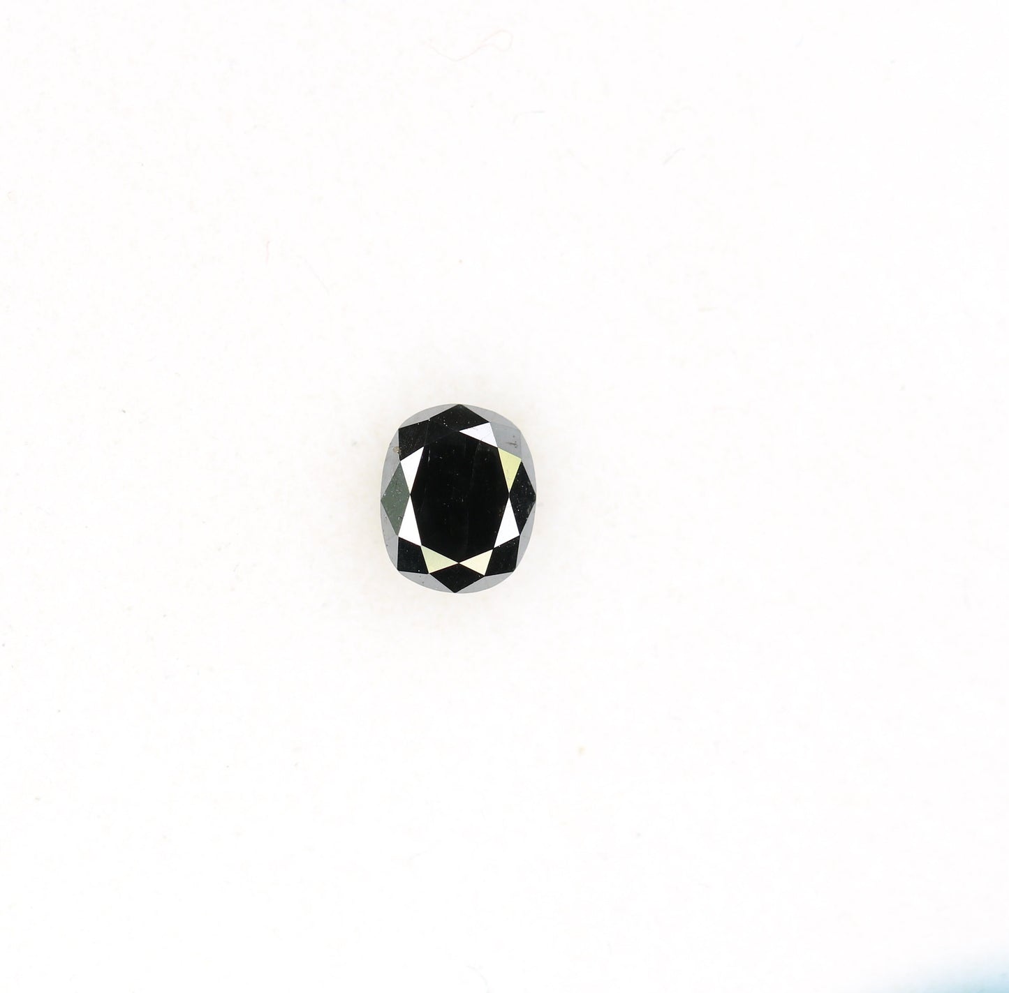 0.35 CT Loose Oval Black Natural Diamond for Engagement Ring, Anniversary Gift, Gift for Girlfriend or Wife, Gold Ring