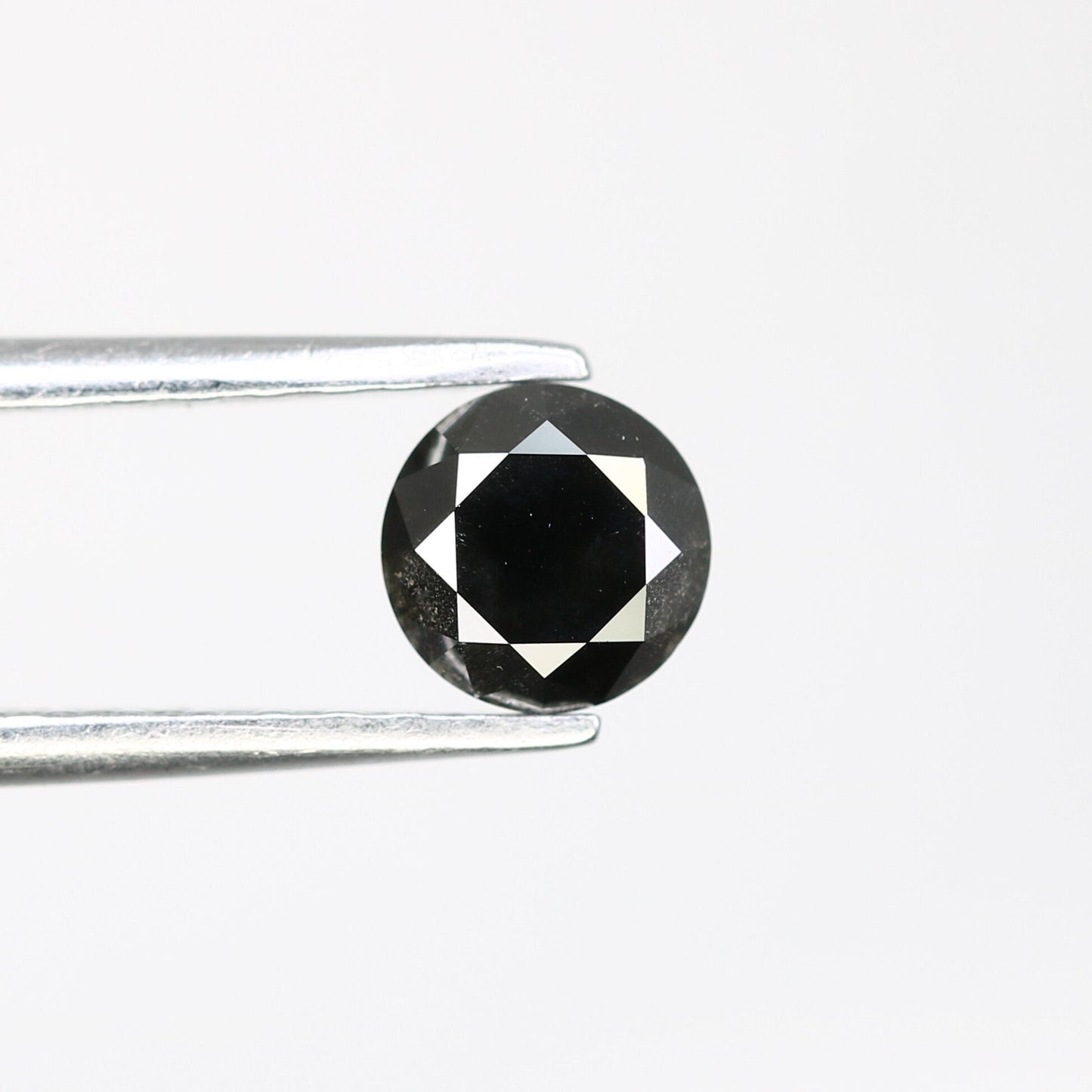0.68 CT Antique Black Round Brilliant Diamond | Stunning Proposal Ring | Round Wedding Band | Gemstone Ring | Custom Gold Setting