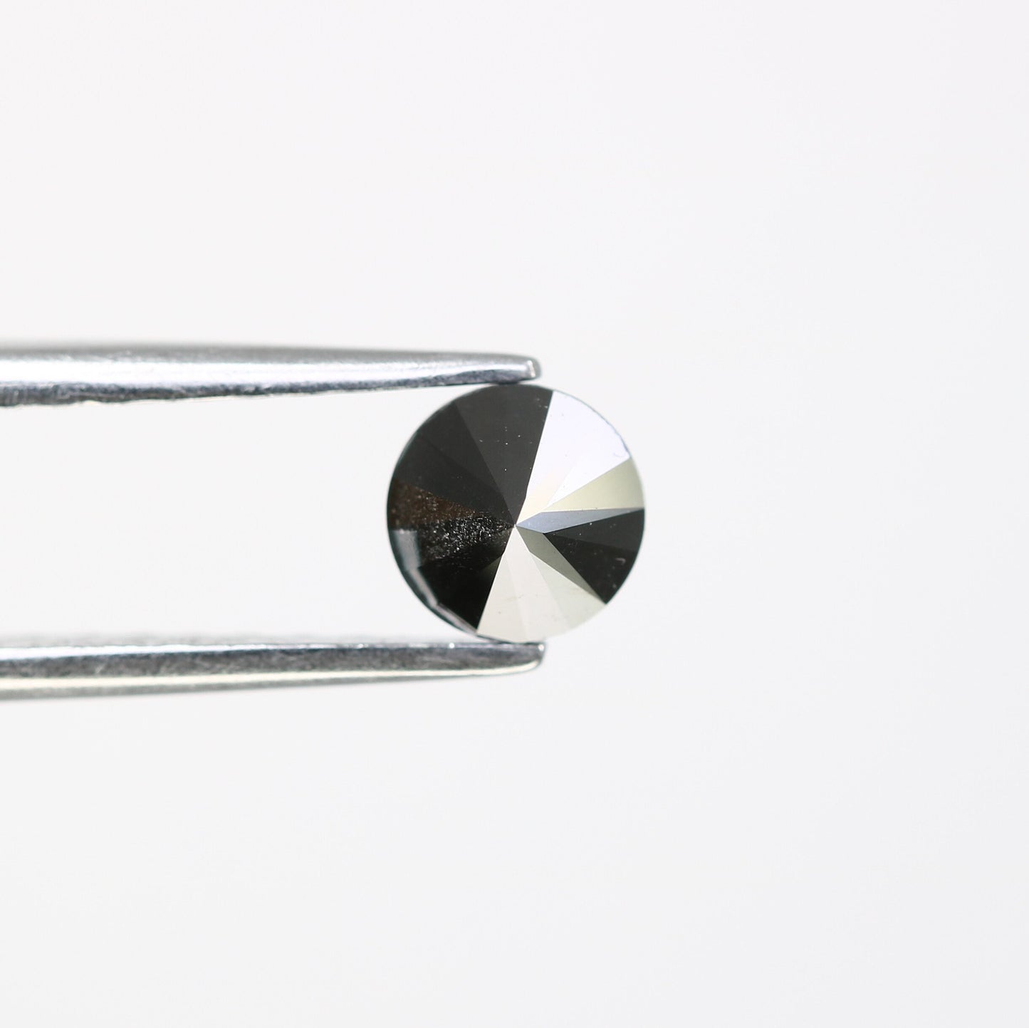0.68 CT Antique Black Round Brilliant Diamond | Stunning Proposal Ring | Round Wedding Band | Gemstone Ring | Custom Gold Setting